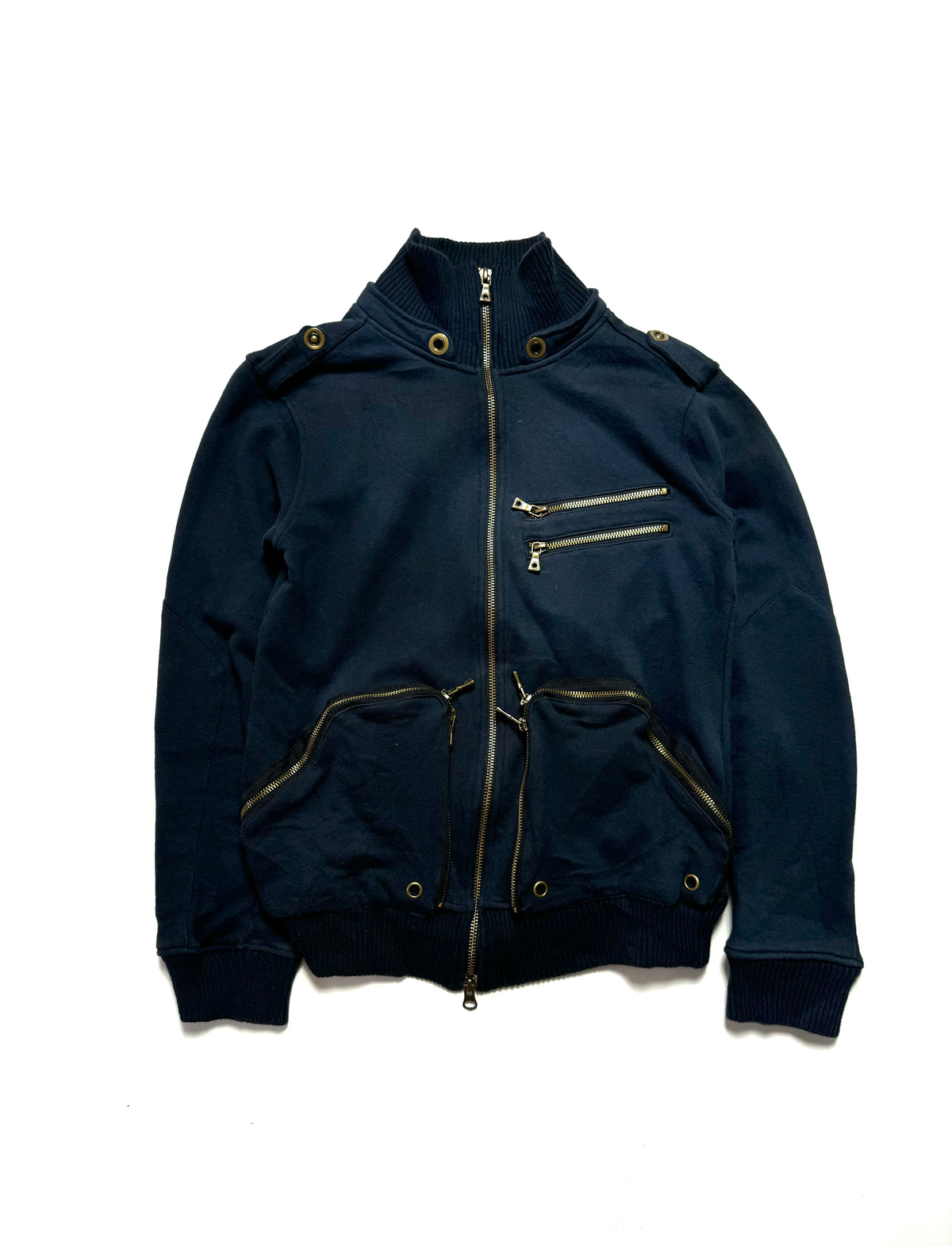 Semantic Design Navy Military Jacket
