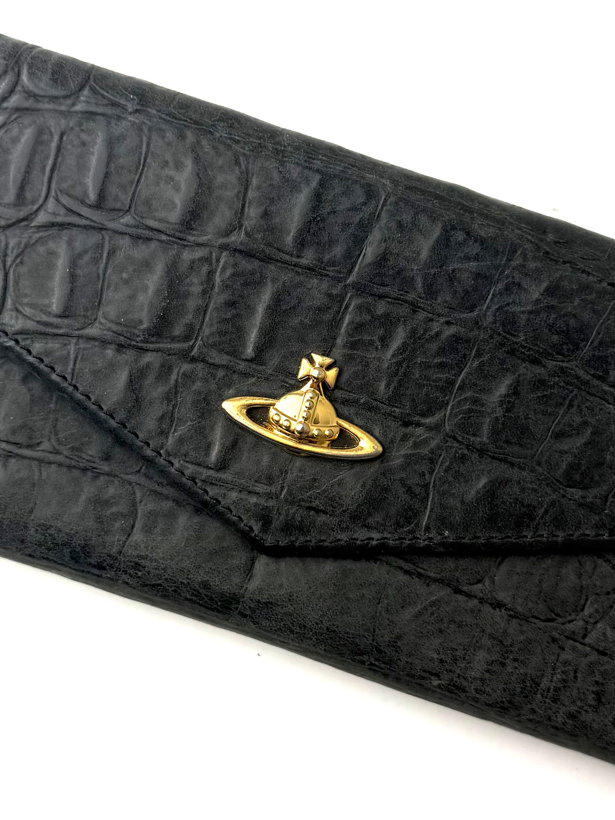 VIVIENNE WESTWOOD Leather Long Wallet