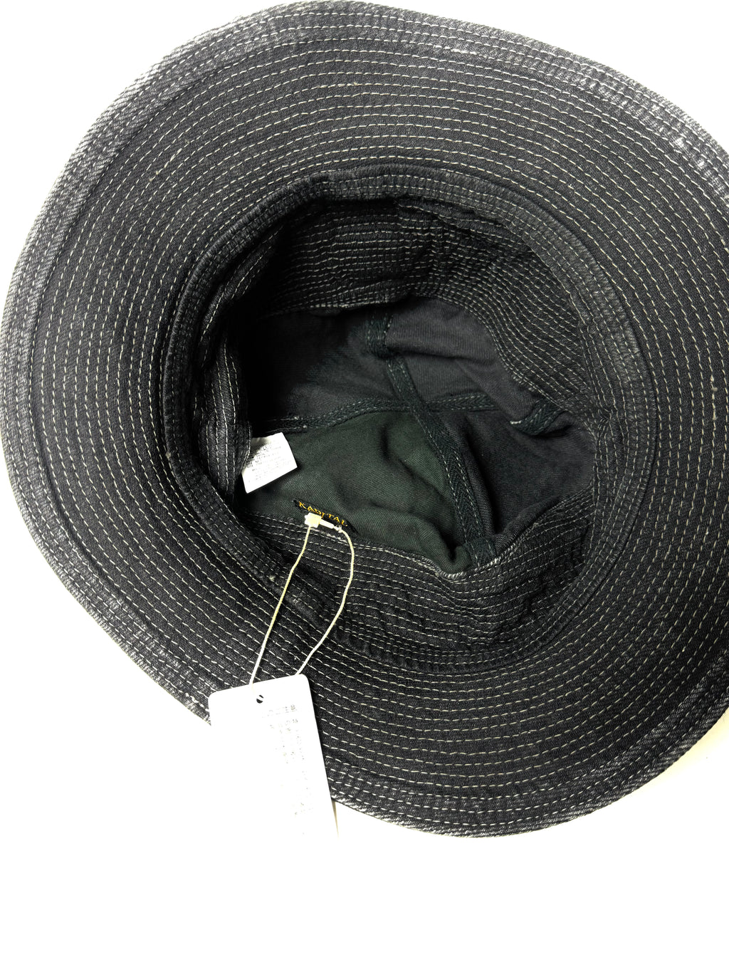 Kapital Black Oldman and Sea Denim Bucket Hat