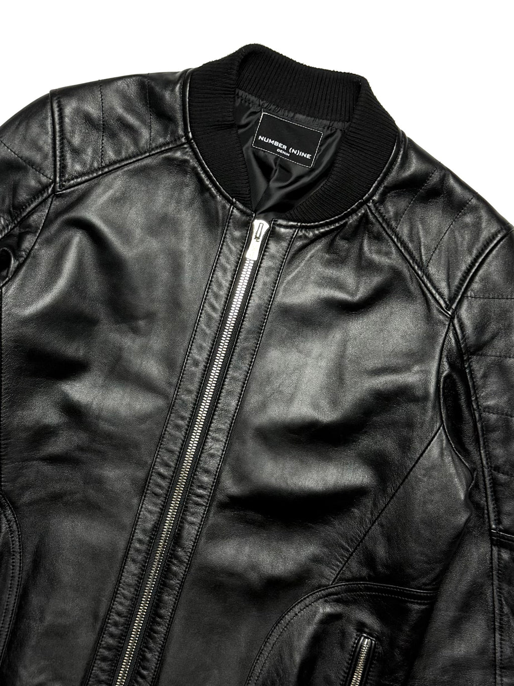 NUMBER NINE MA-1 Leather Jacket