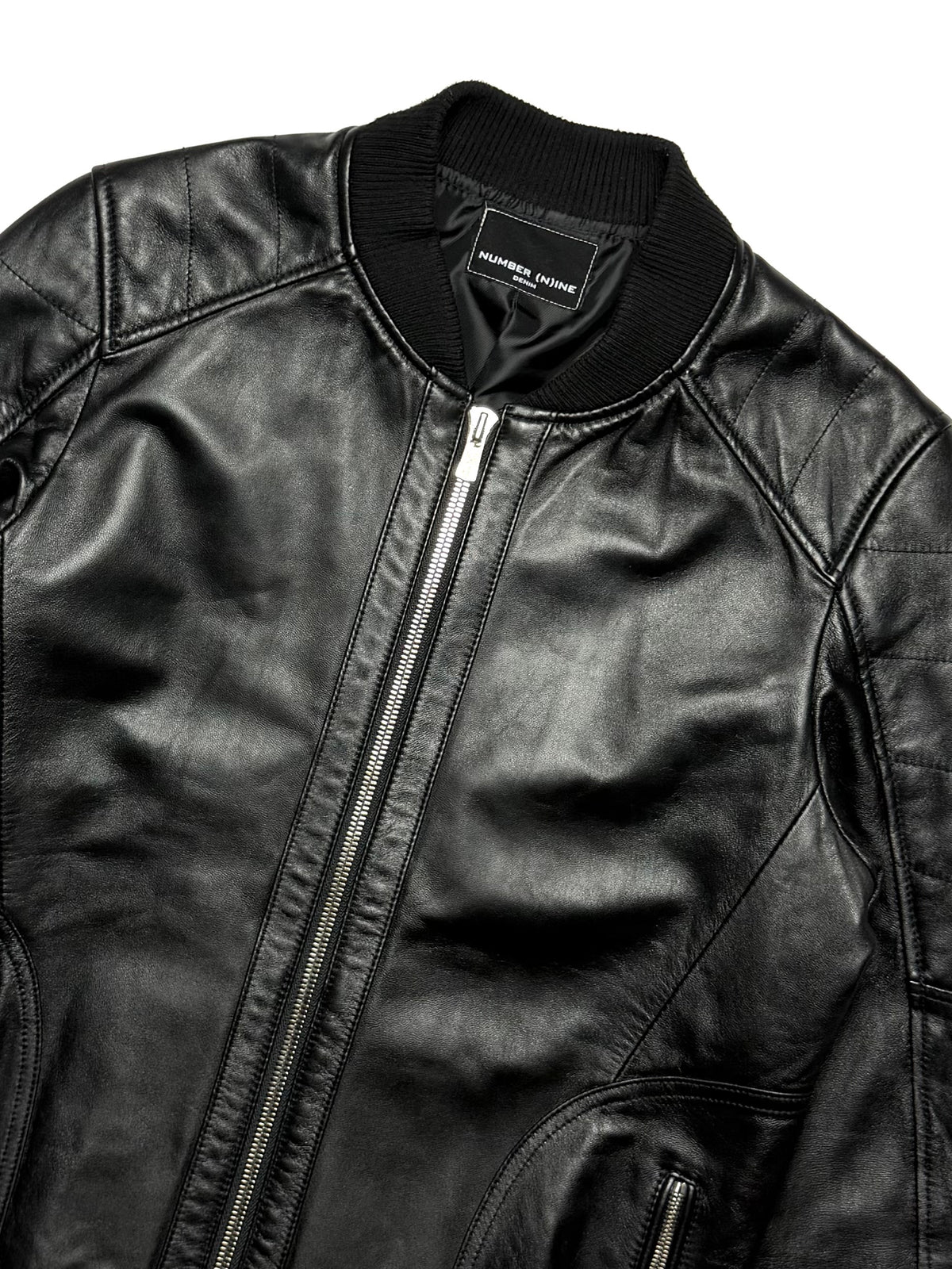NUMBER NINE MA-1 Leather Jacket