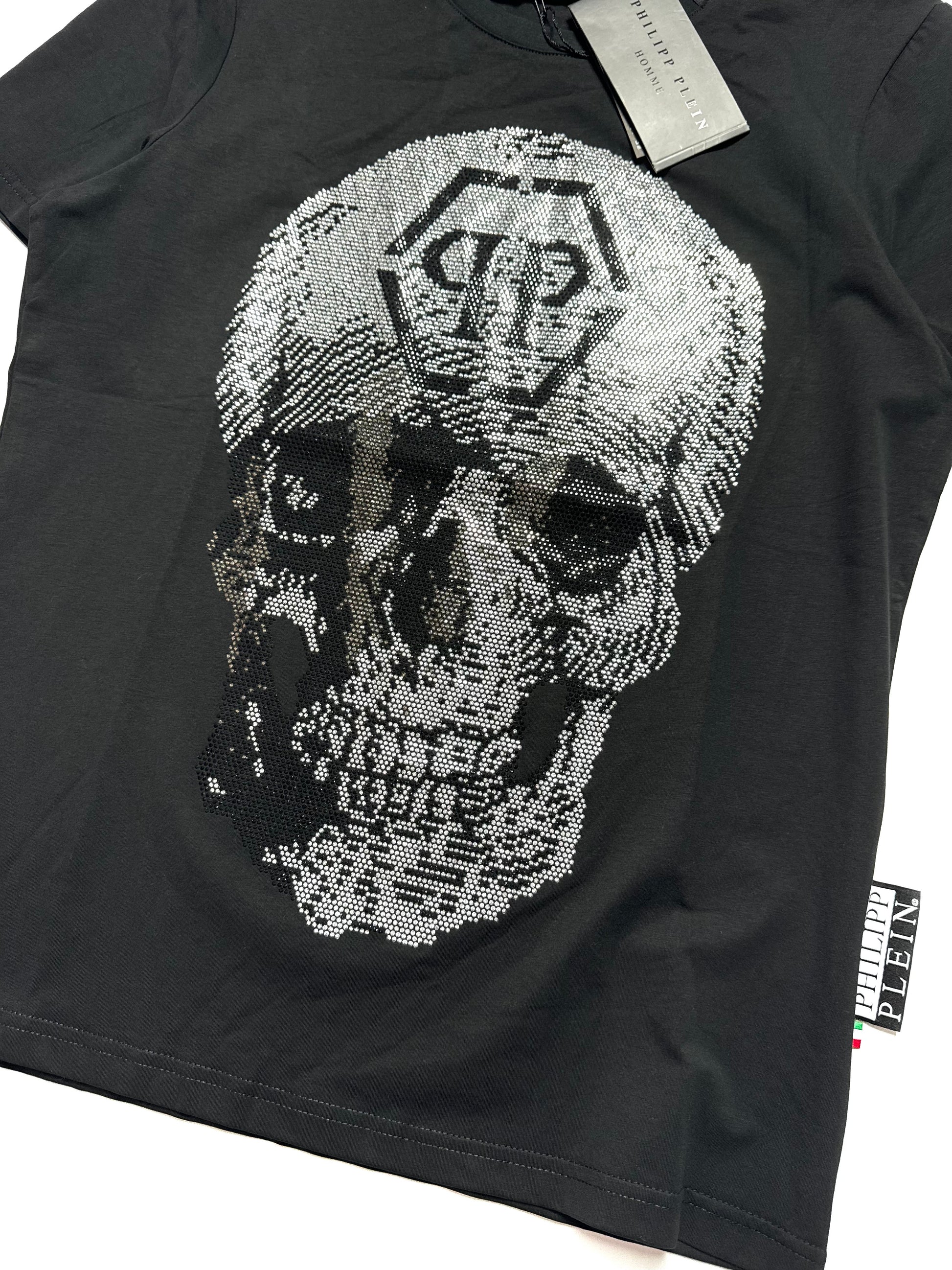 Philipp Plein Skull Rhinestone Tee