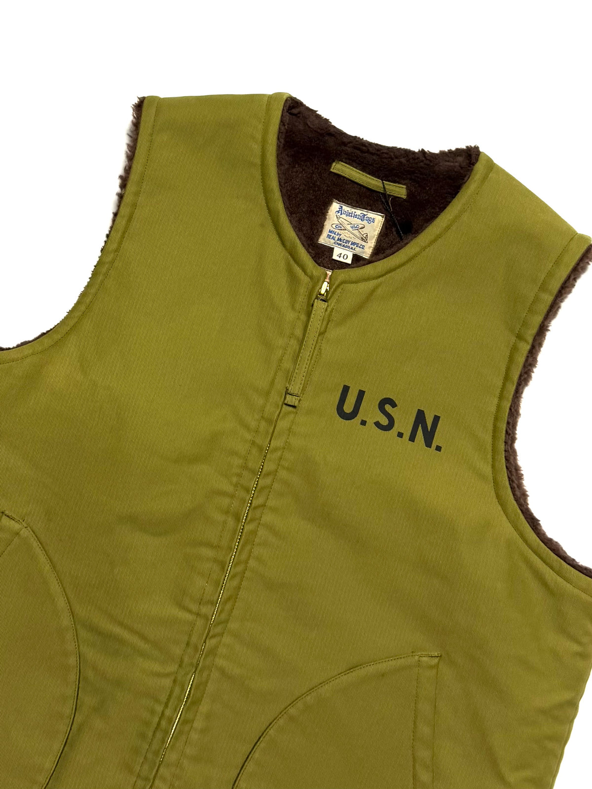 The Real McCoy’s N1 Navy Deck Vest