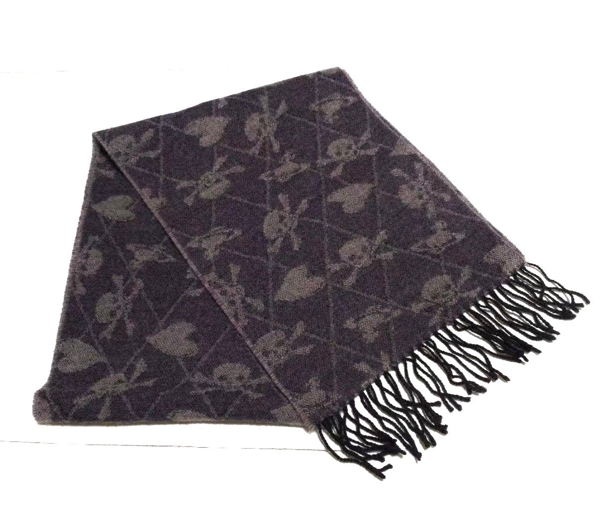 Vivienne Westwood Vintage Skull Heart Scarf