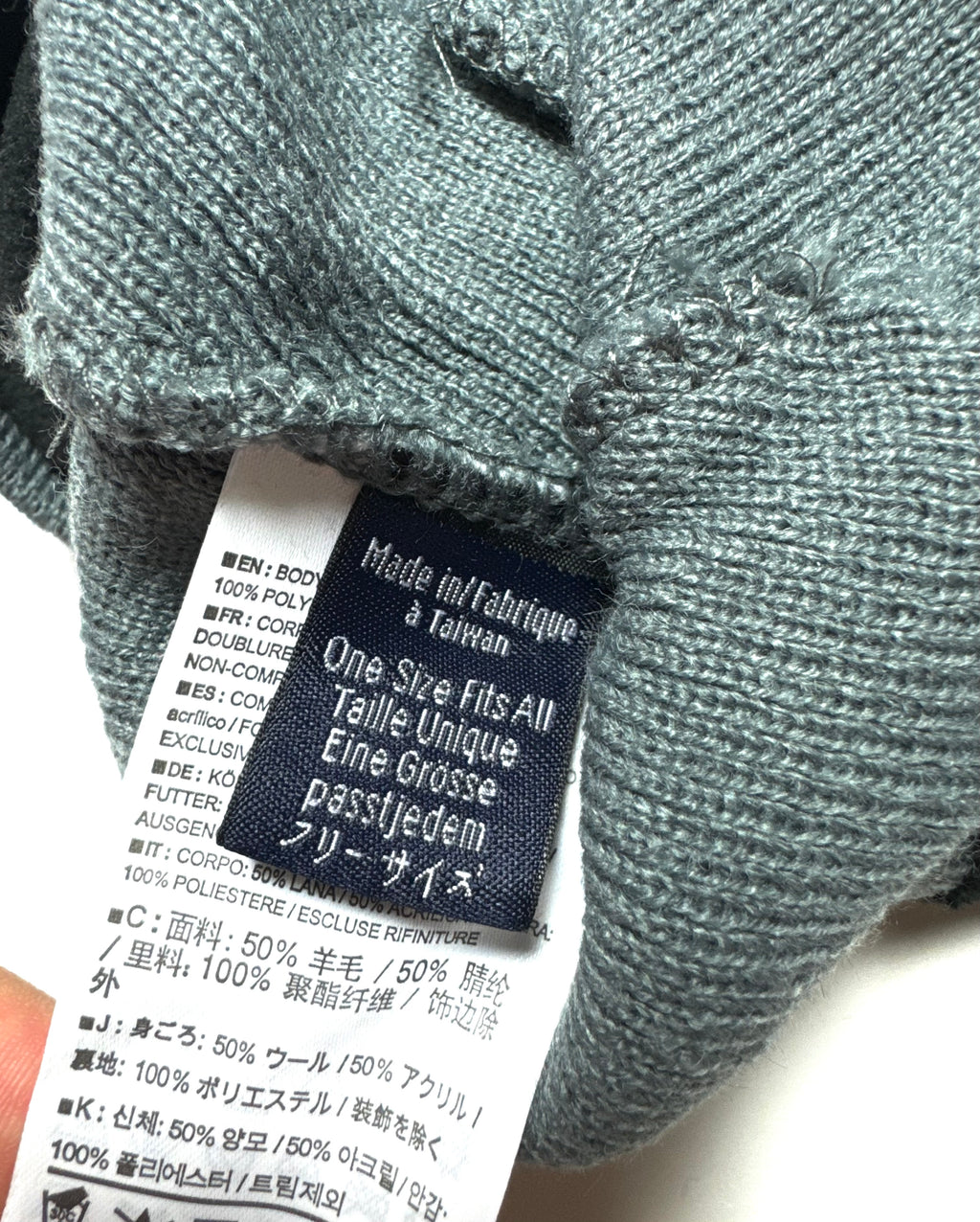 Arc'teryx Grey Head Toque Beanie 2000s
