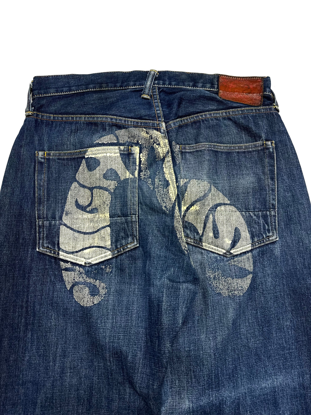 Evisu Faded Seagull Washed Jean