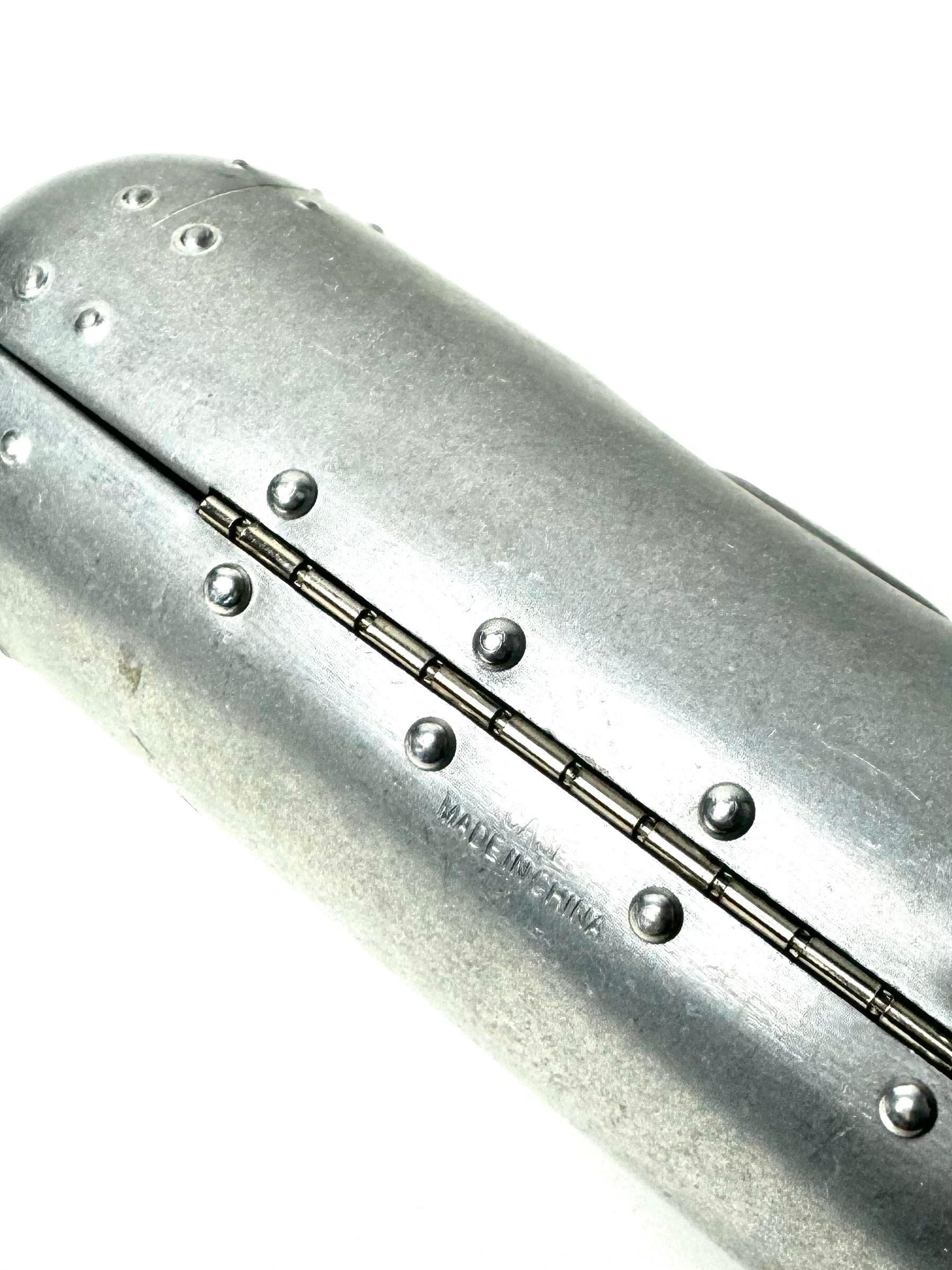 Oakley Case Metal Torpedo Vault Aluminum Silver Clamshell