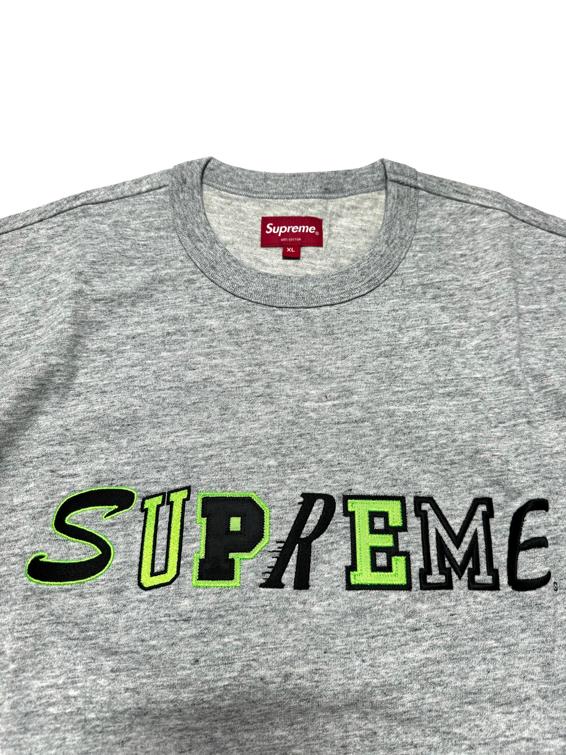 Supreme Grey Spell-out Tee