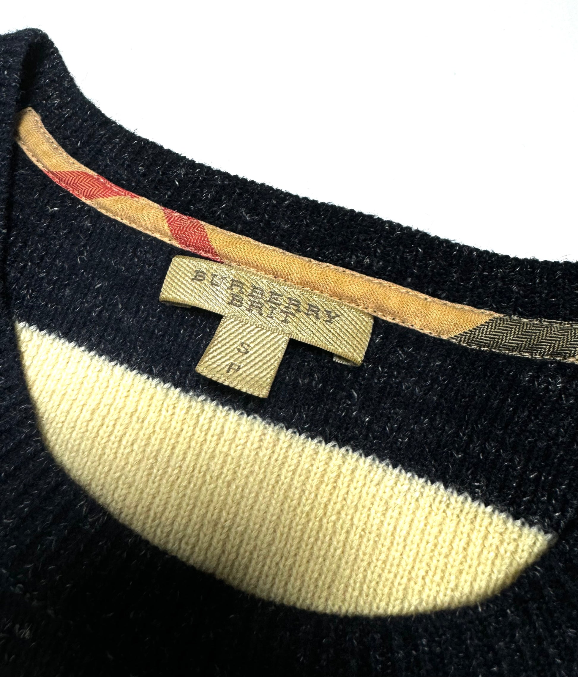 Burberry Brit Navy Sailor Stripe Knitwear