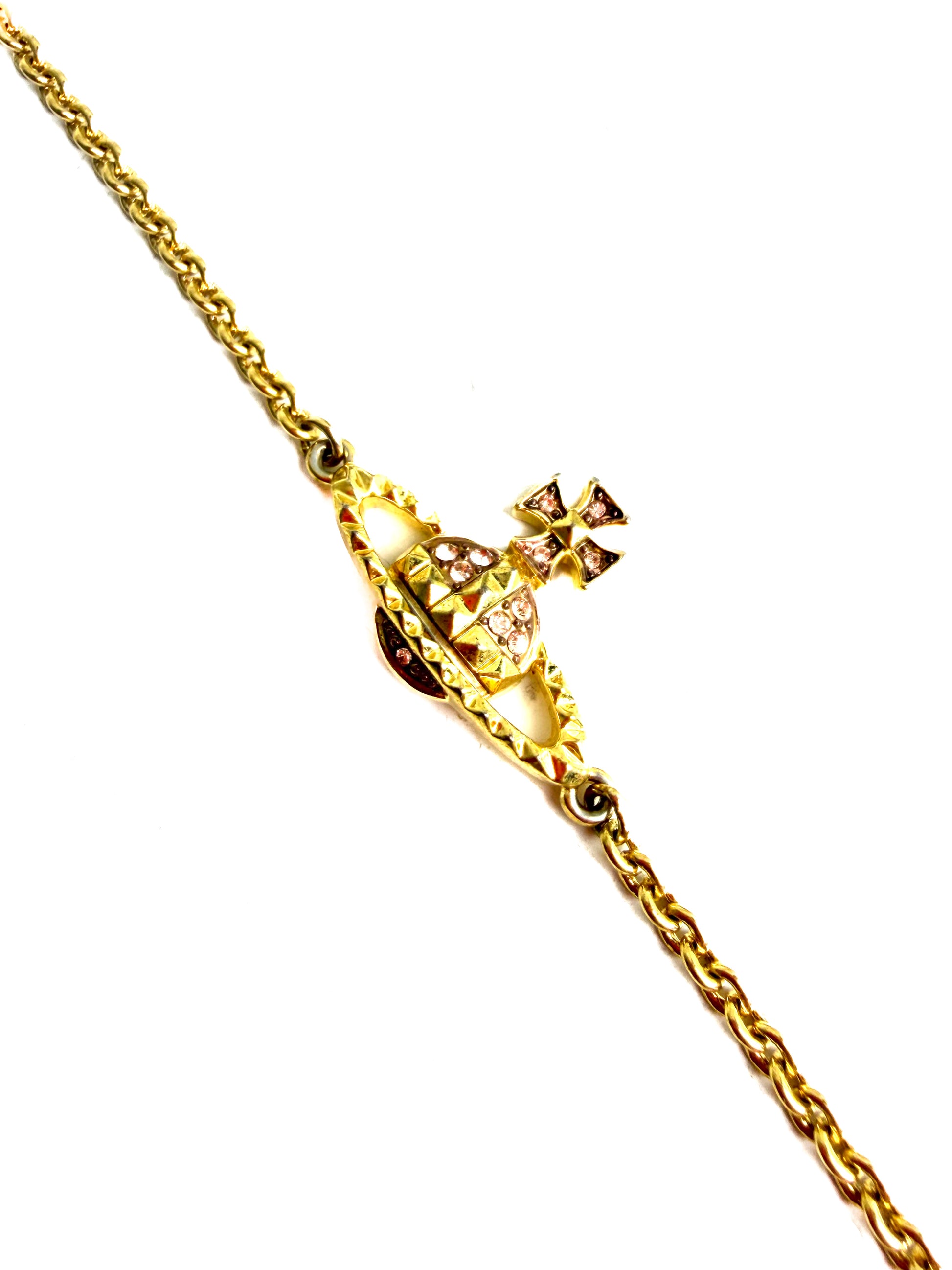 Vivienne Westwood Embellished Mayfair Bas Relief Bracelet