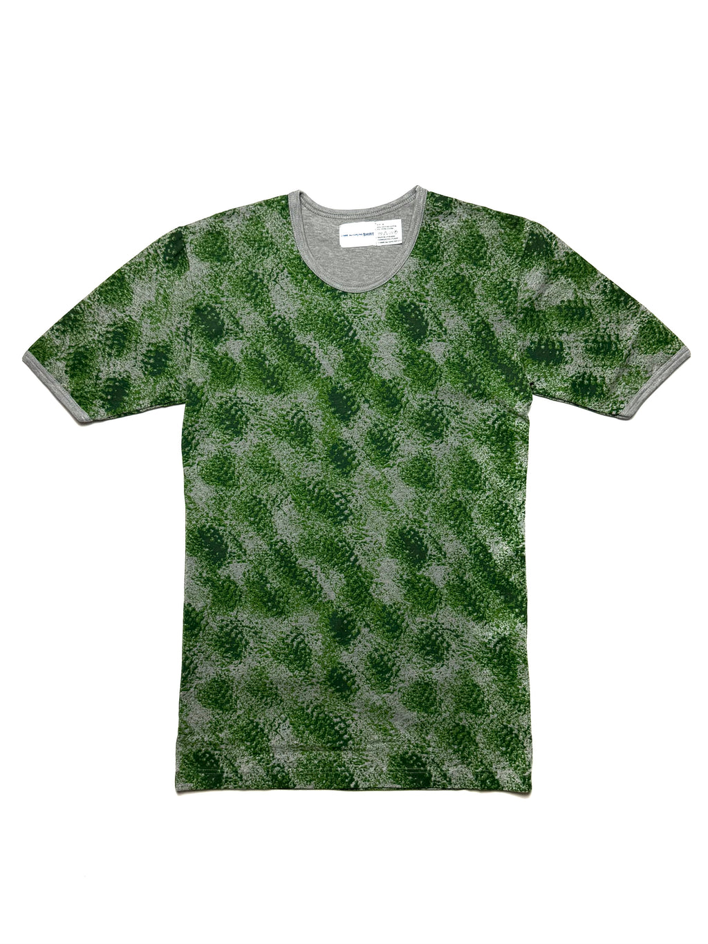 COMME DES GARCONS Shirt Polka Dot Moss Green Tee