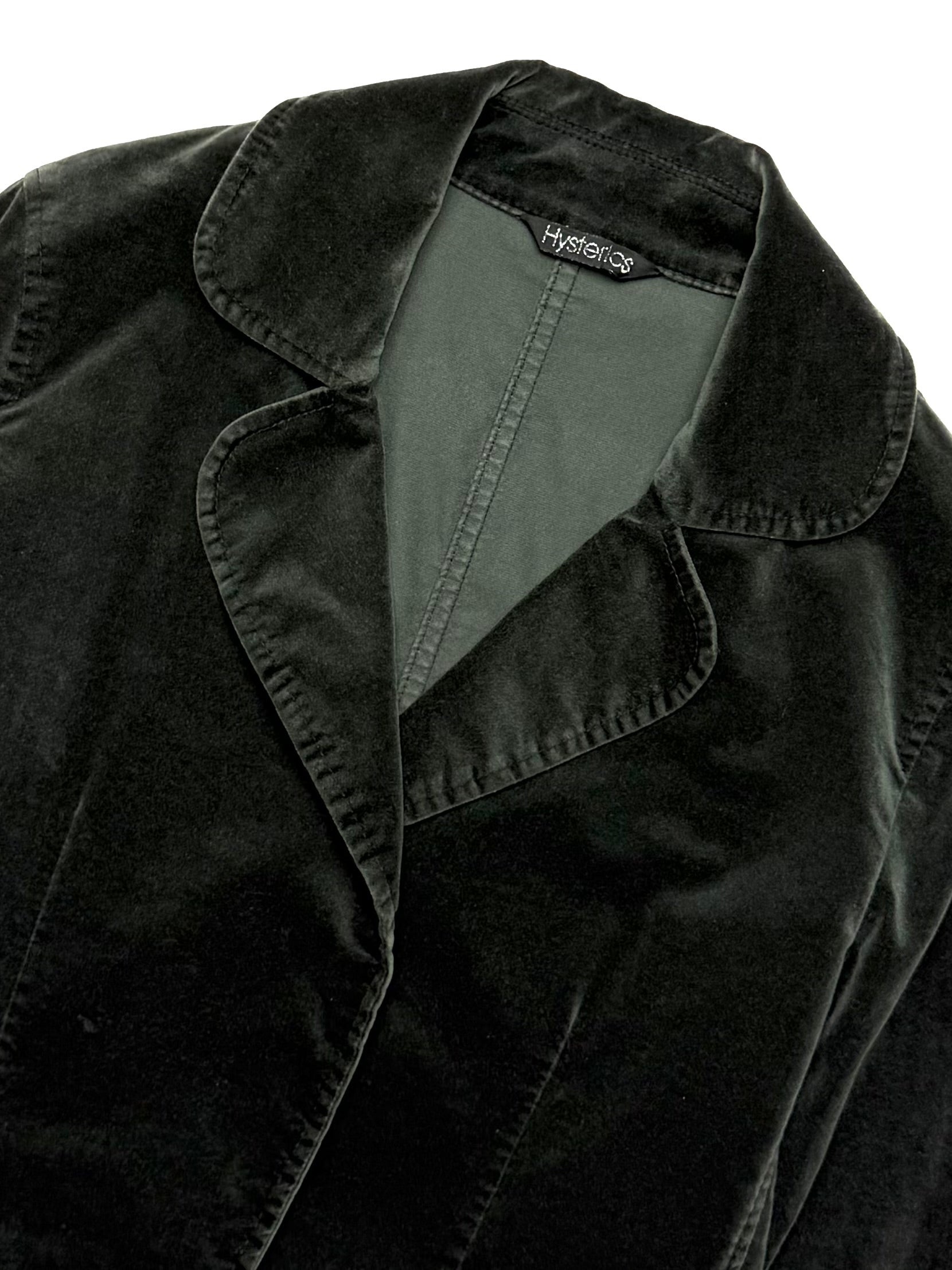 HYSTERIC GLAMOUR Velvet Blazer