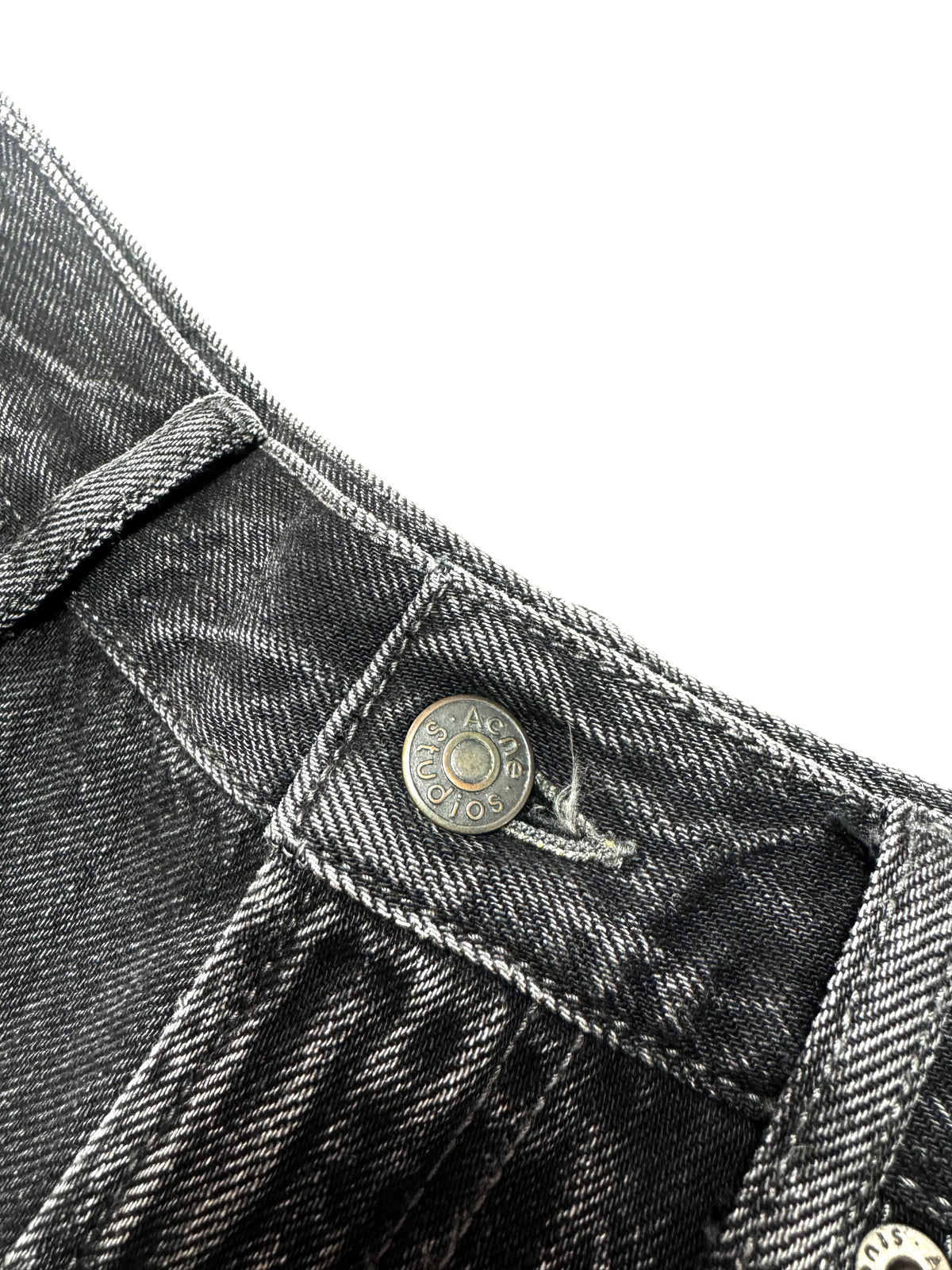 Acne Studios Straight Grey Washed Jean
