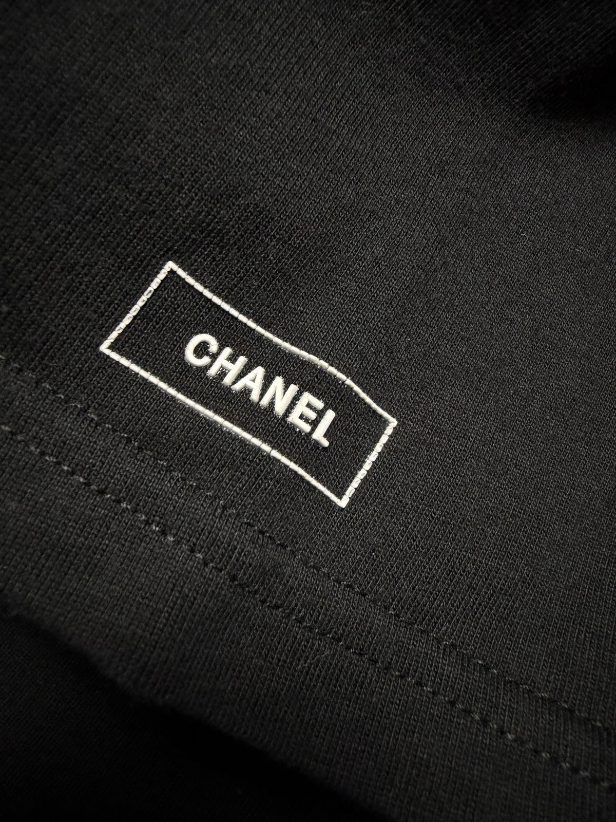 Chanel Uniform Black Tee 23S