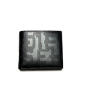 Diesel Bi Fold Coin Pocket Black Leather Wallet