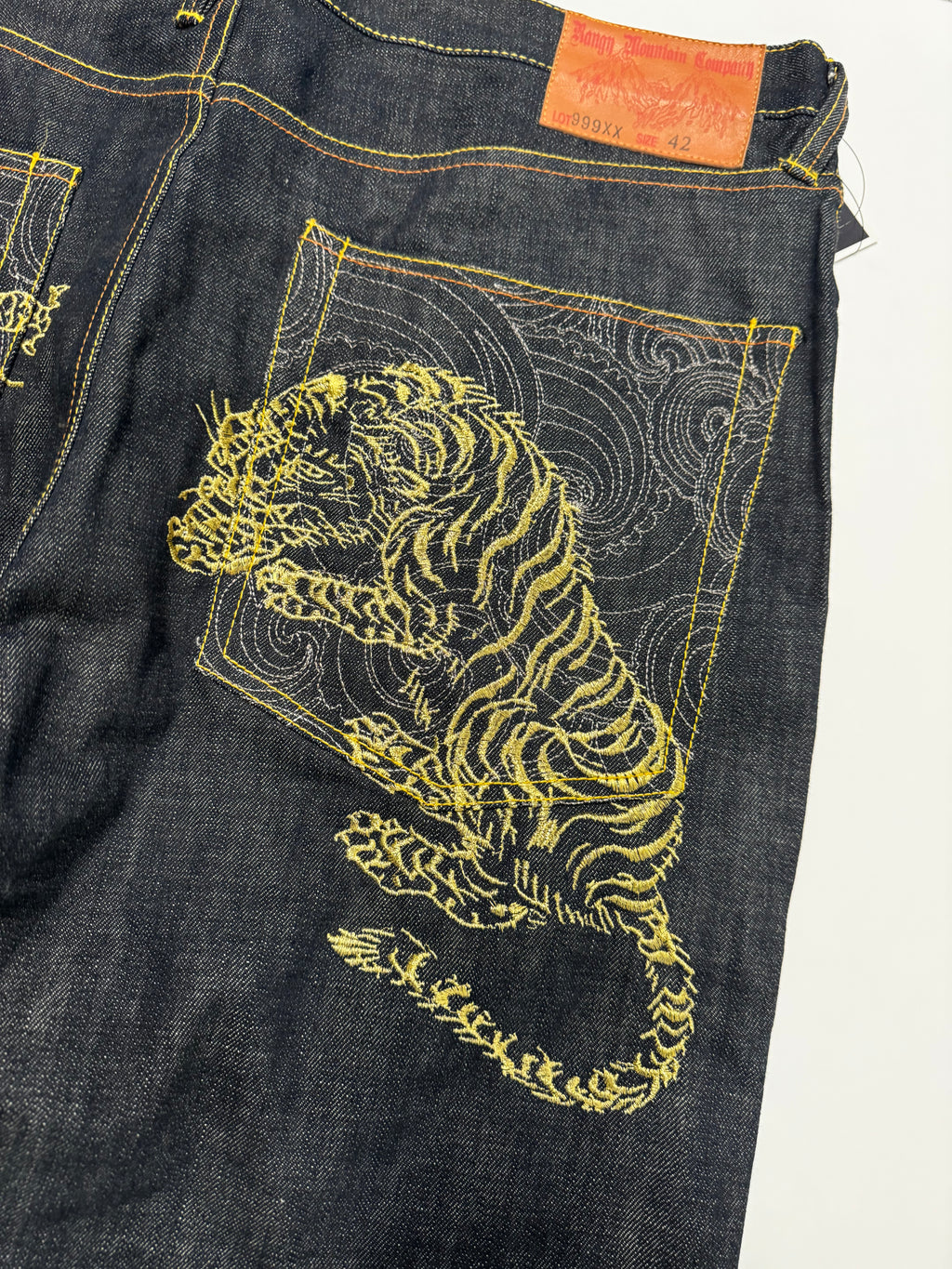 Rangy Mountain Company Dragon Tiger Raw Denim Jean