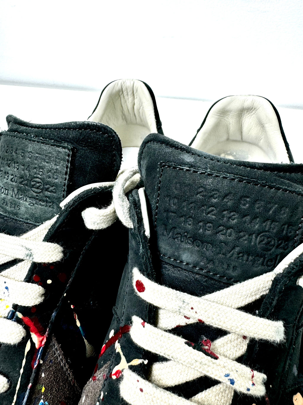 Maison Margiela Paint Splatter Replica German Army Trainer (GAT)