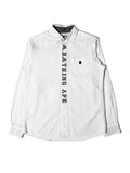 BAPE Cut and College White Shirt