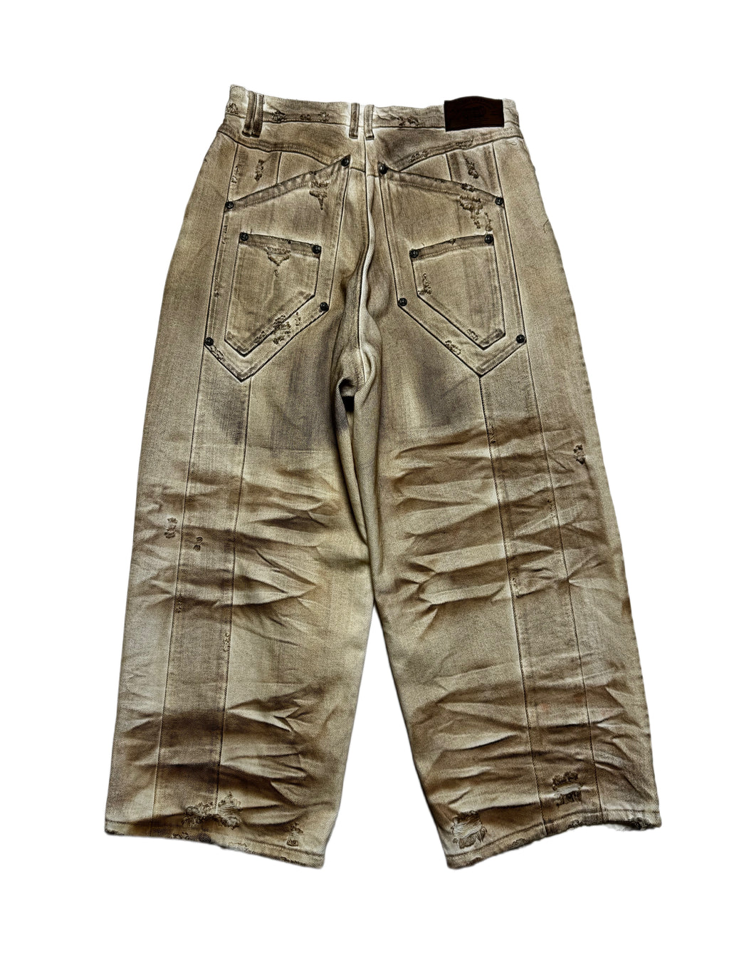 Thought We Friends Wax Coated Jean