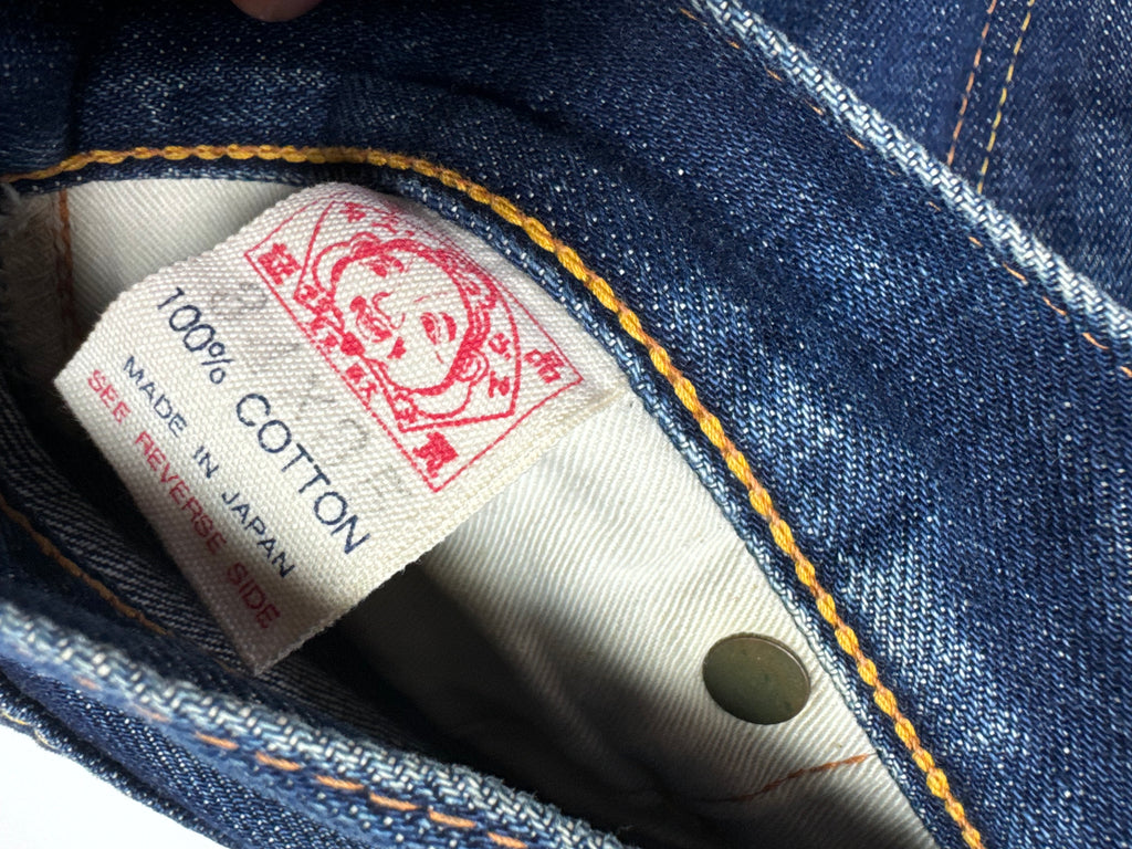 Evisu Faded Seagull Washed Jean