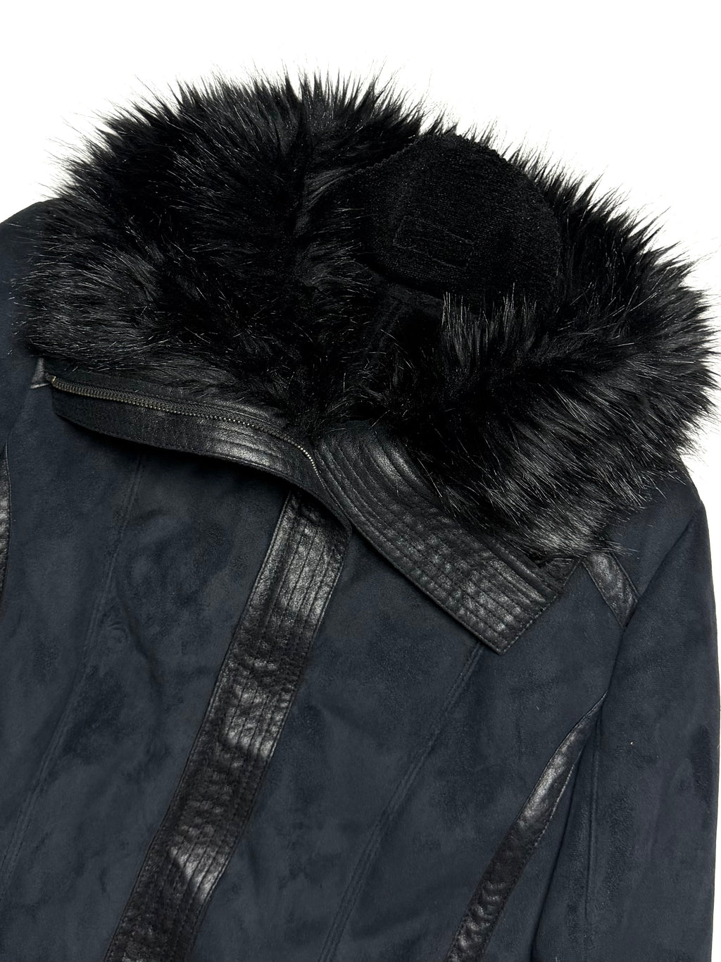 GUESS Fur Rider Jacket Black