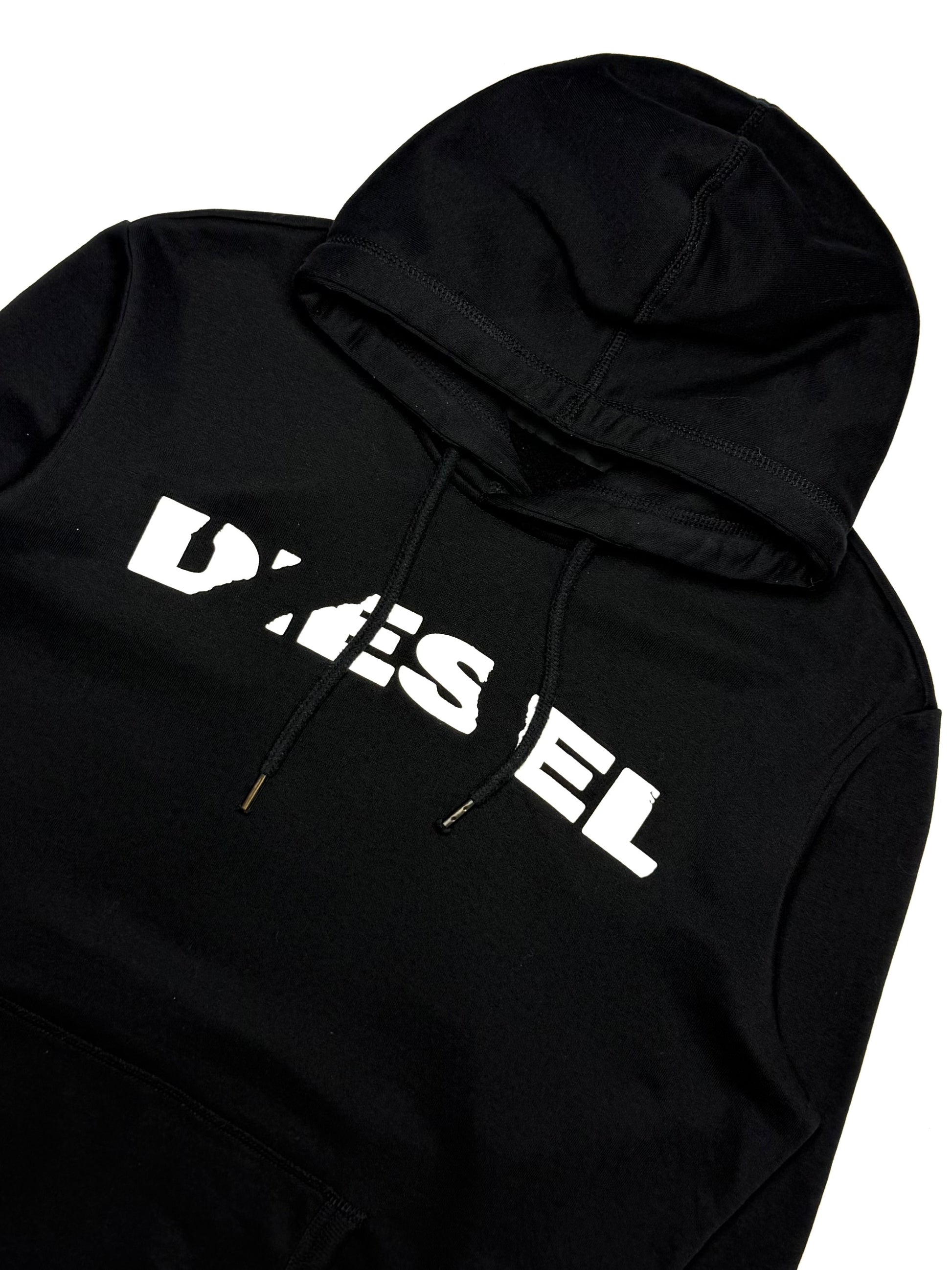 DIESEL Logo Hoodie Black