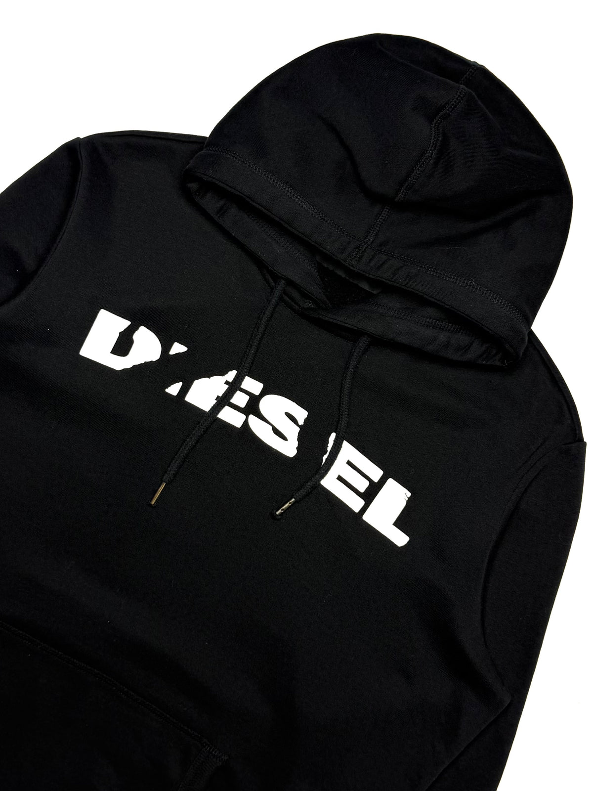 DIESEL Logo Hoodie Black