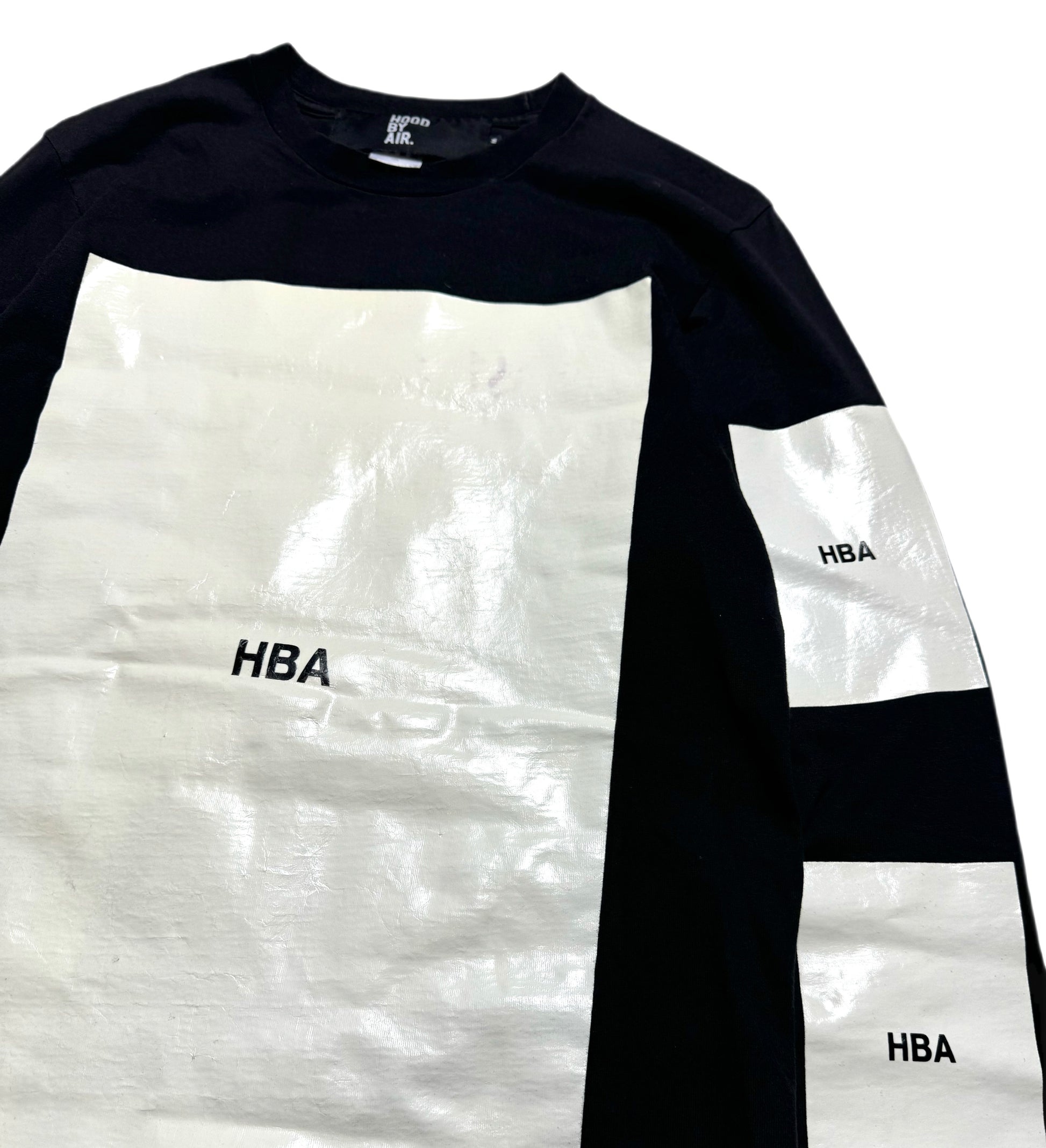 HBA White Block Long Sleeve