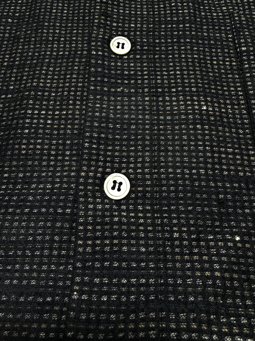 Issey Miyake Wool Blend Long Sleeve Shirt