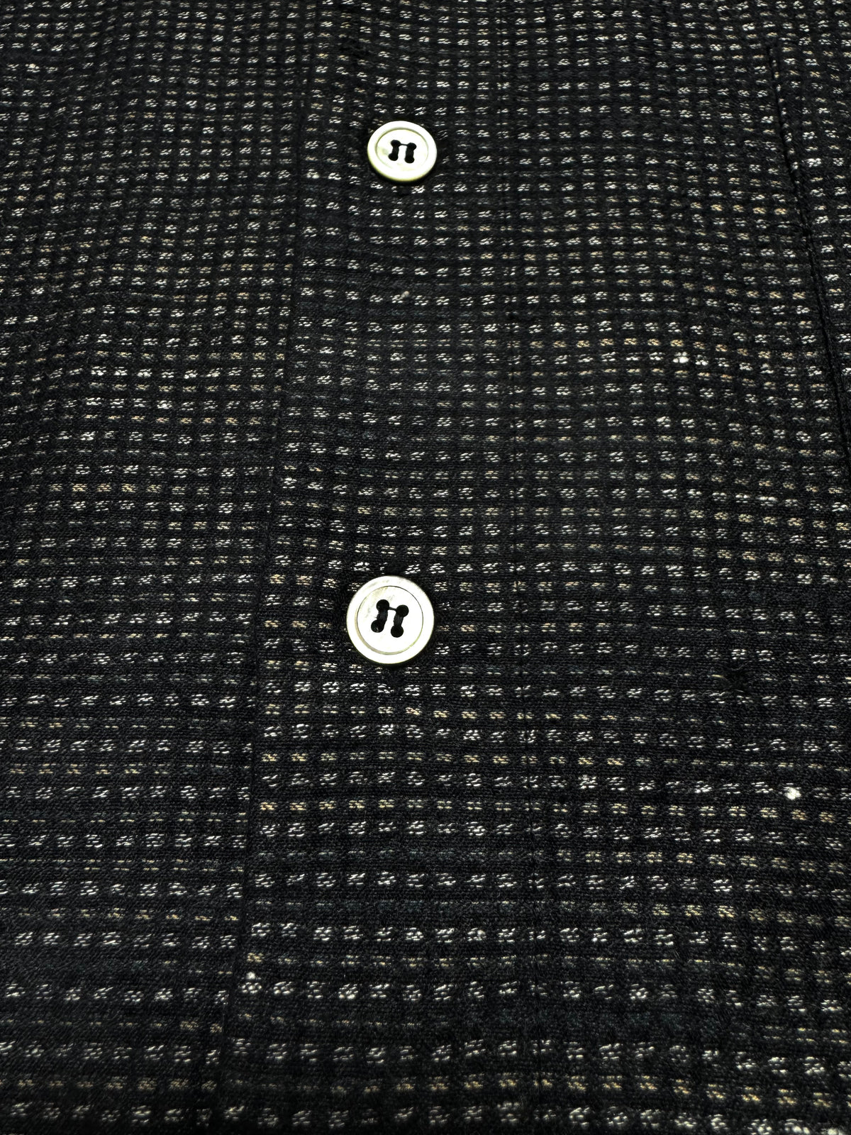 Issey Miyake Wool Blend Long Sleeve Shirt