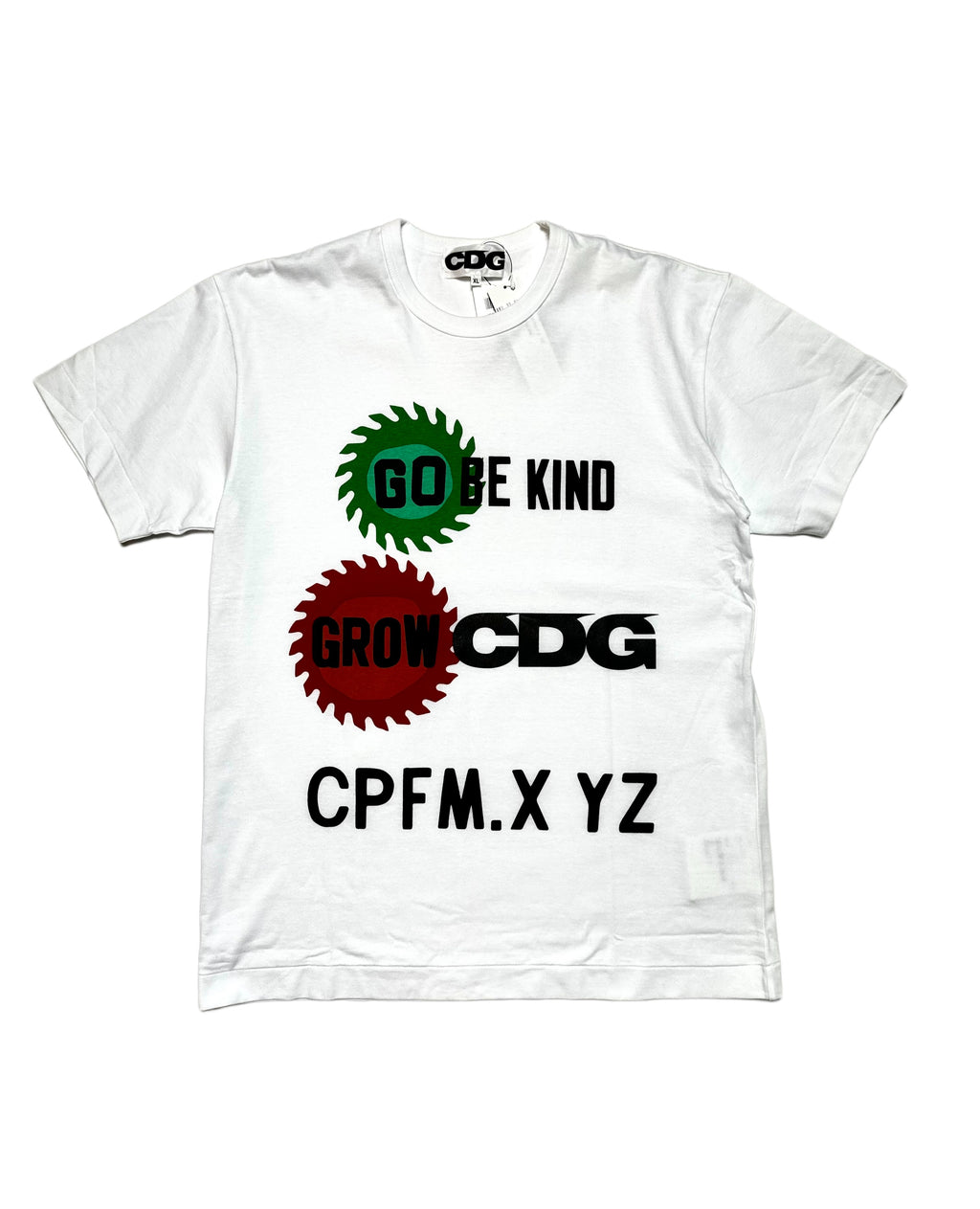 Comme des Garçons x CPFM Go Be Kind White Tee