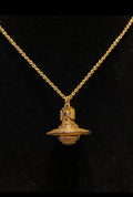 Vivienne Westwood 3D Gold Orbit Necklace