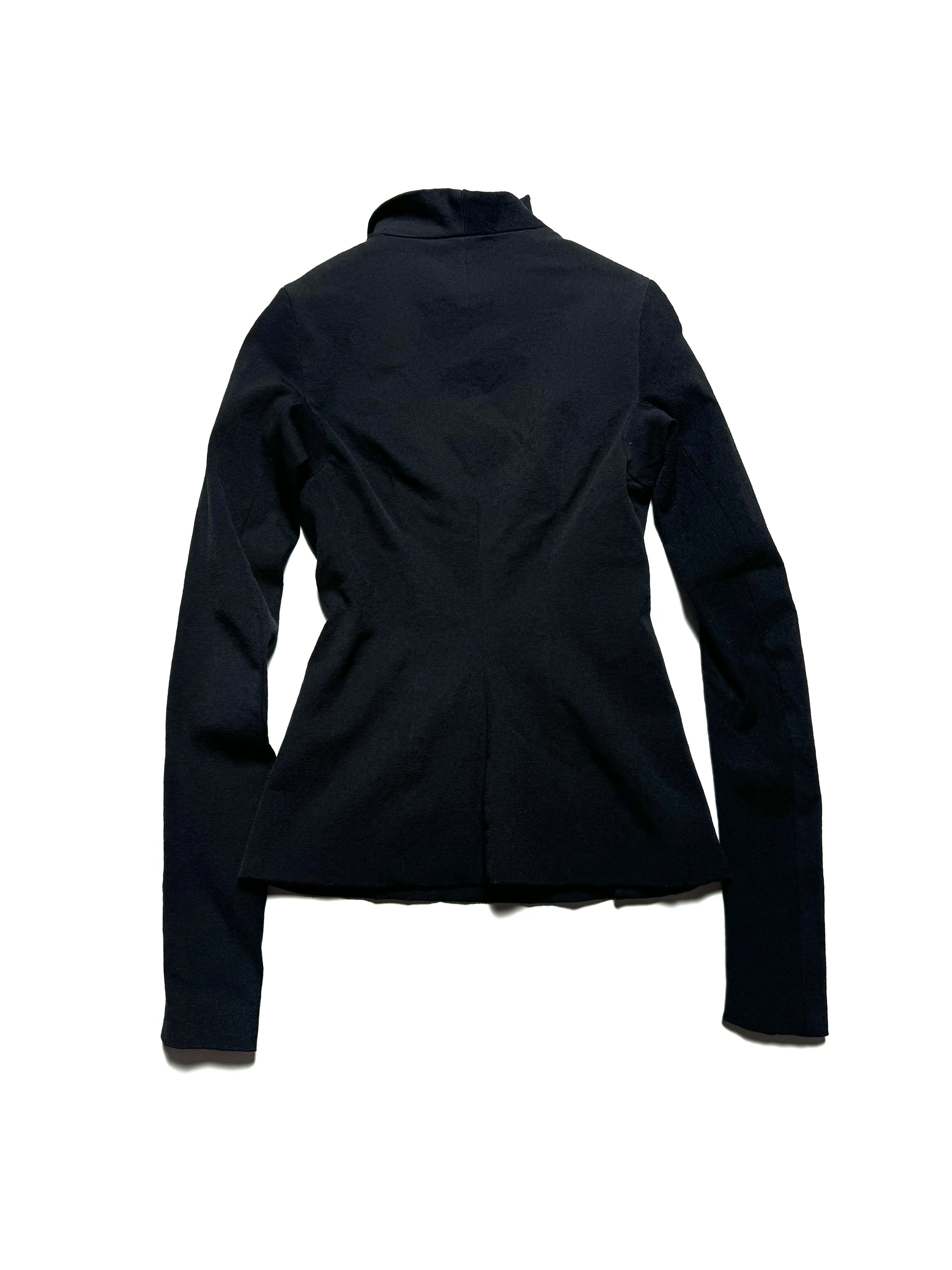 Rick Owens Asymmetrical Zip  DRKSHDW High Collar Jacket