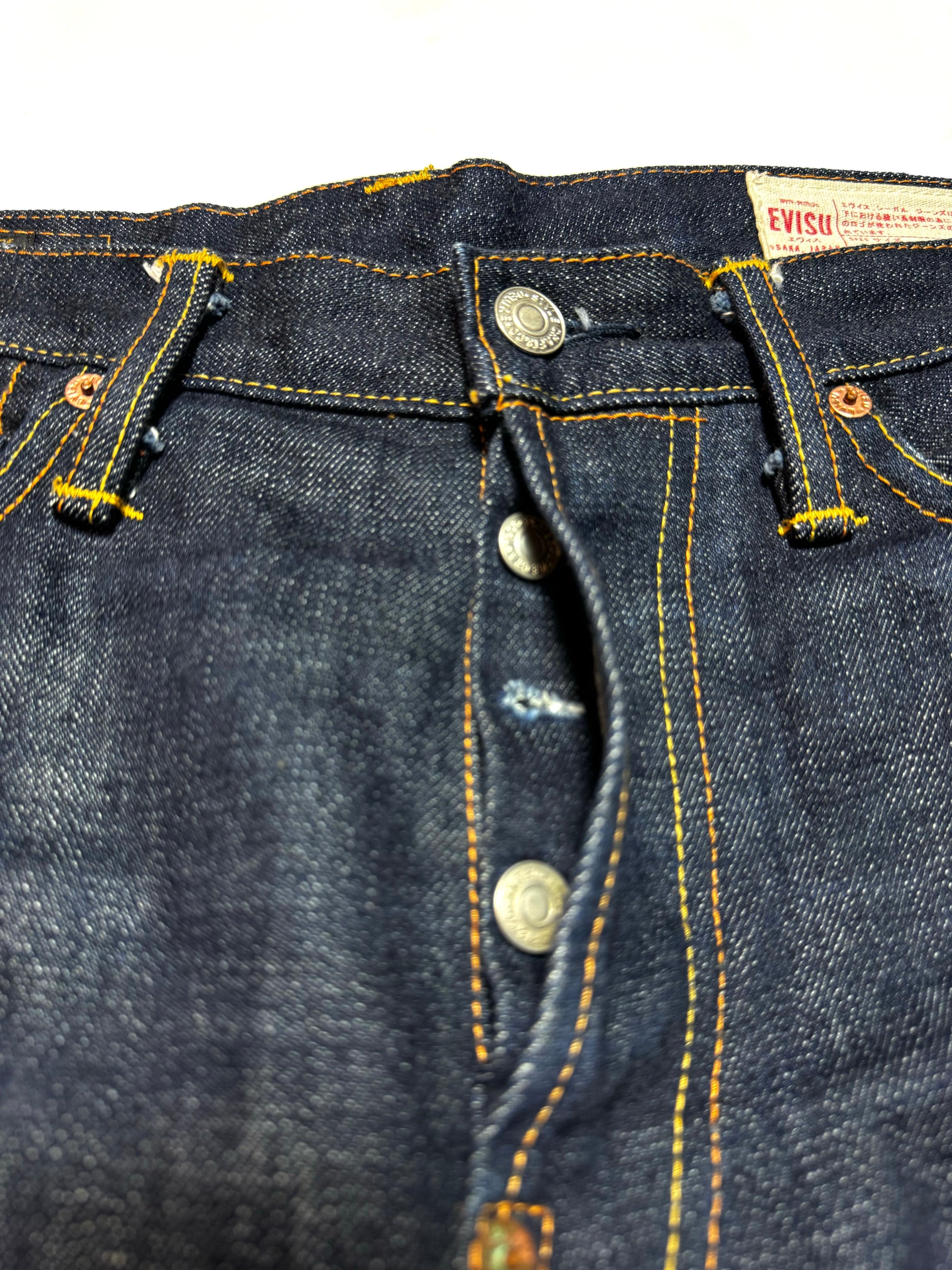 Evisu No.2 Seagull Pocket Remade Wide Indigo Jean