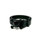 Oakley 2008 Black Skull Metal Leather Belt