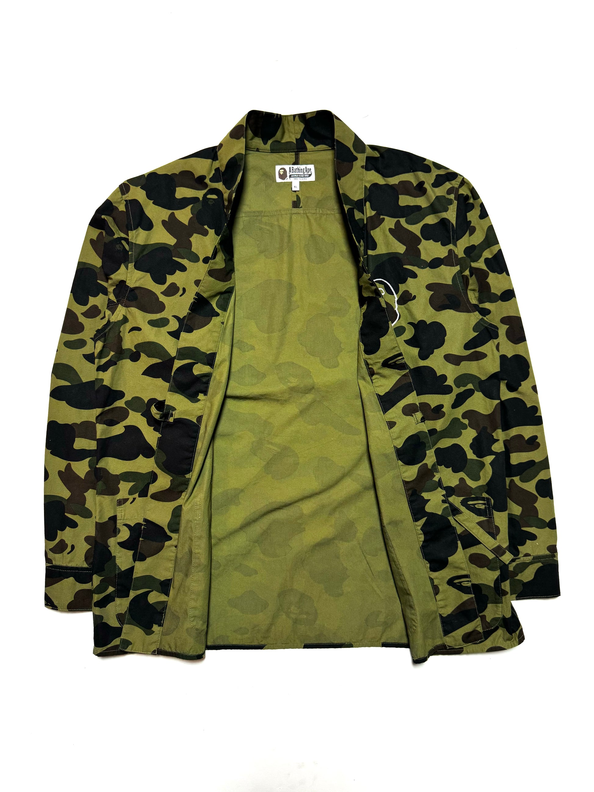 BAPE Green Camo Kenomo Jacket