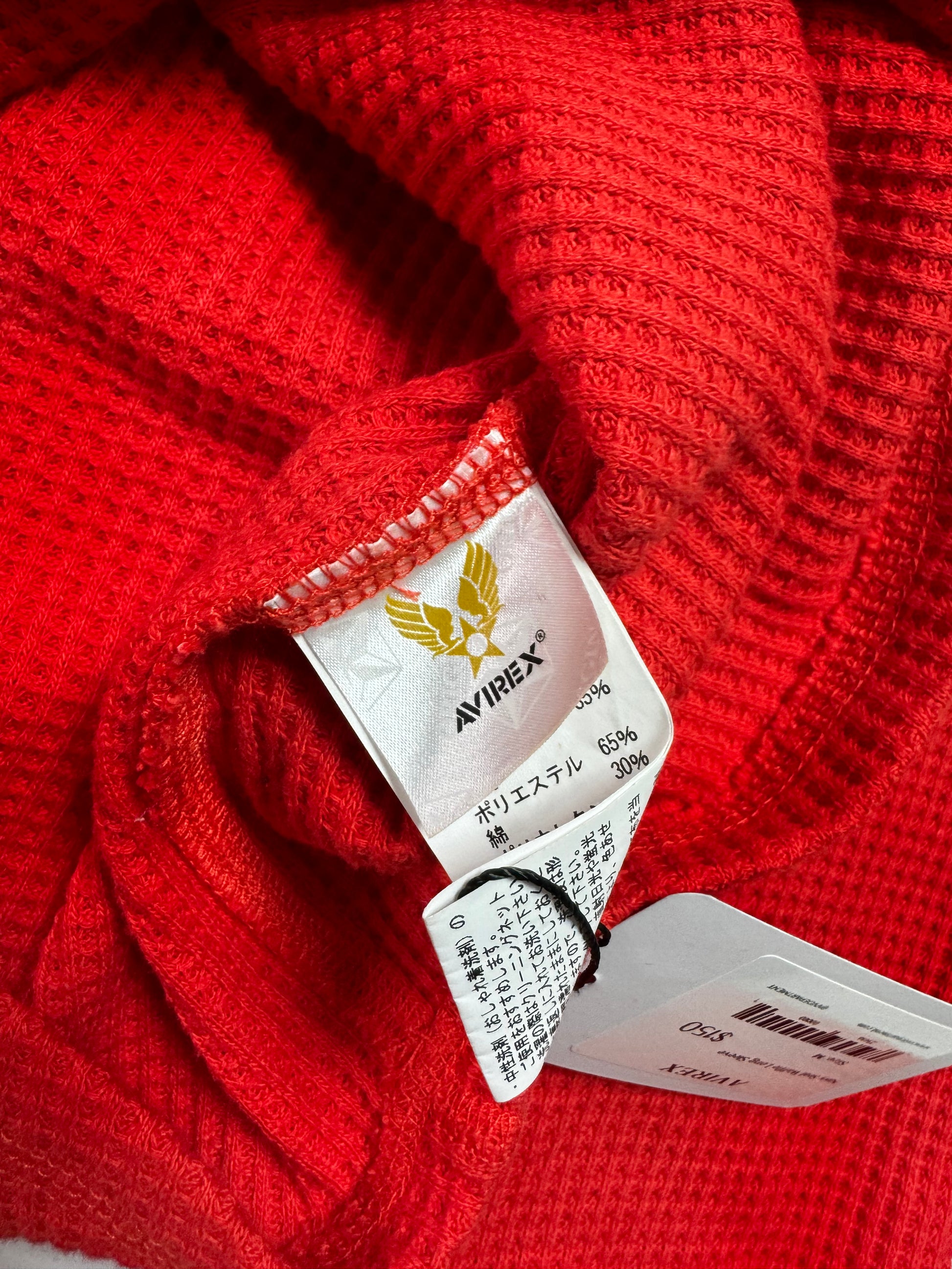 Avirex Red US Navy Seals Long Sleeve