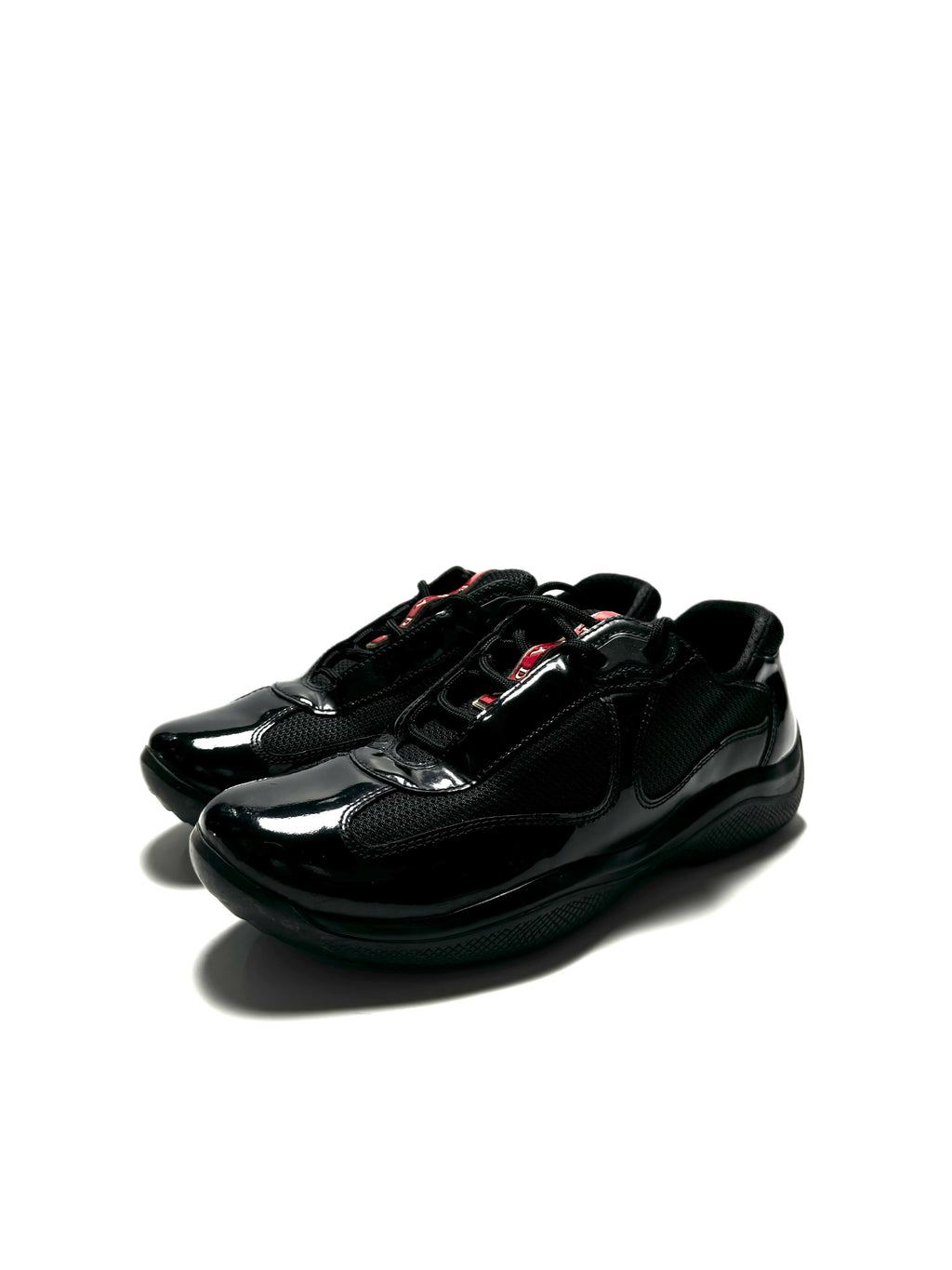 Prada Black Patent Amercia’s Cup Shoes