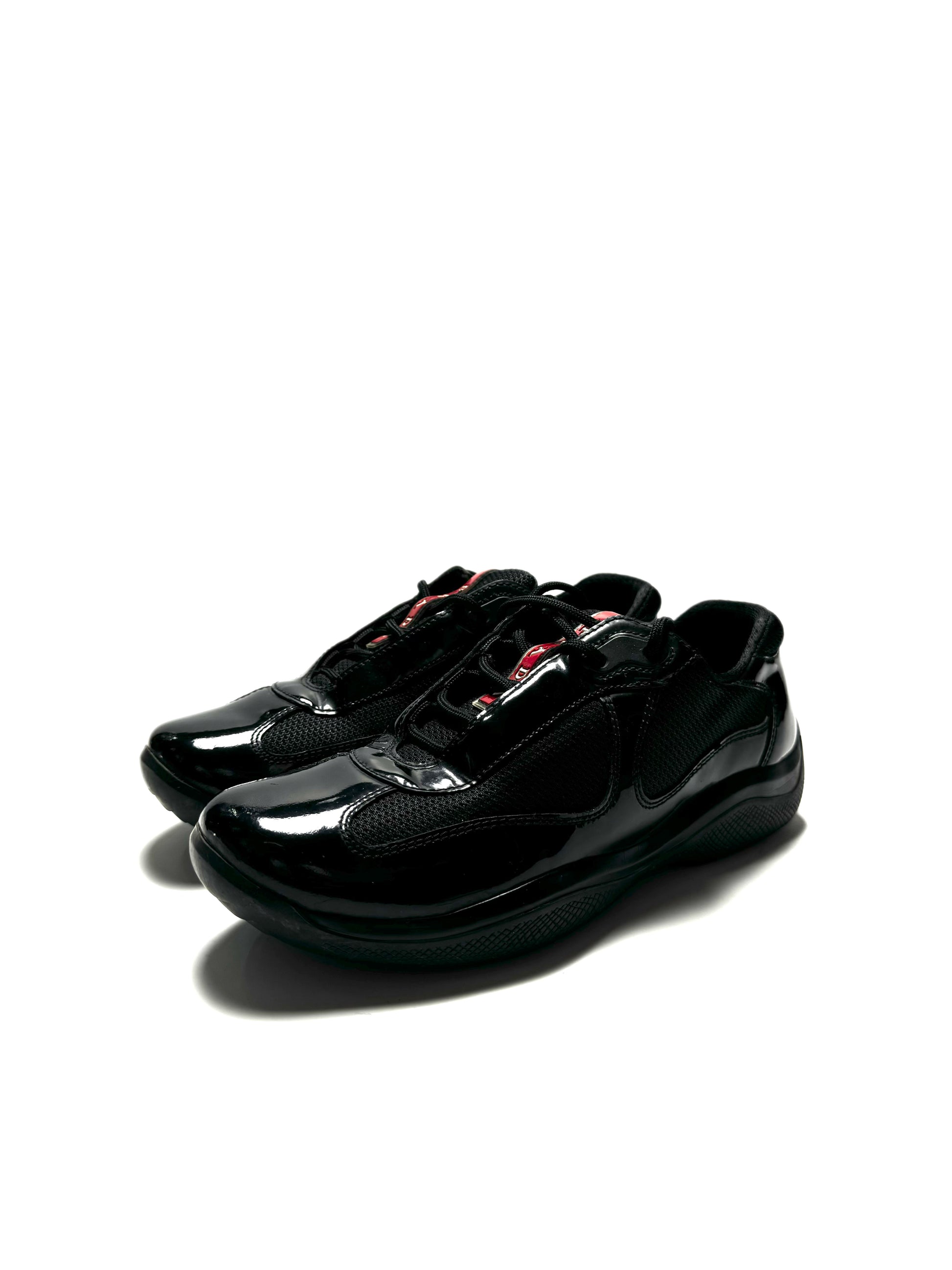 Prada Black Patent Amercia’s Cup Shoes