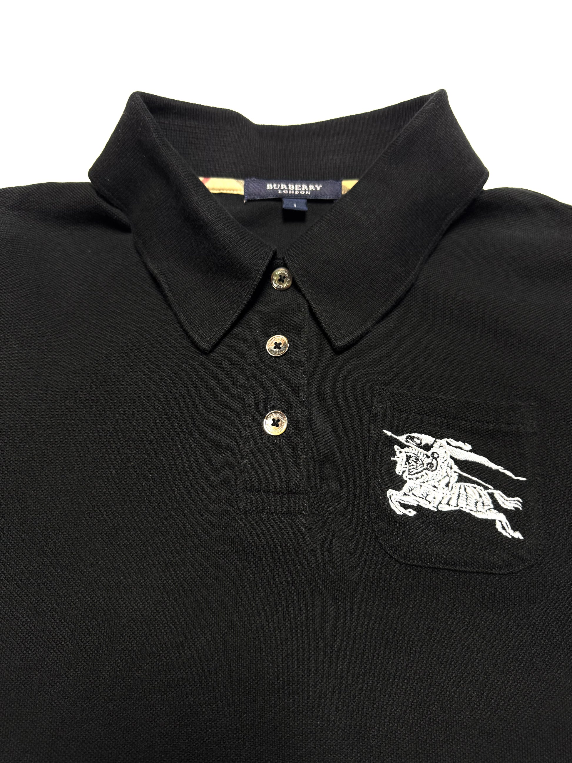 Burberry Polo Black Short Sleeve