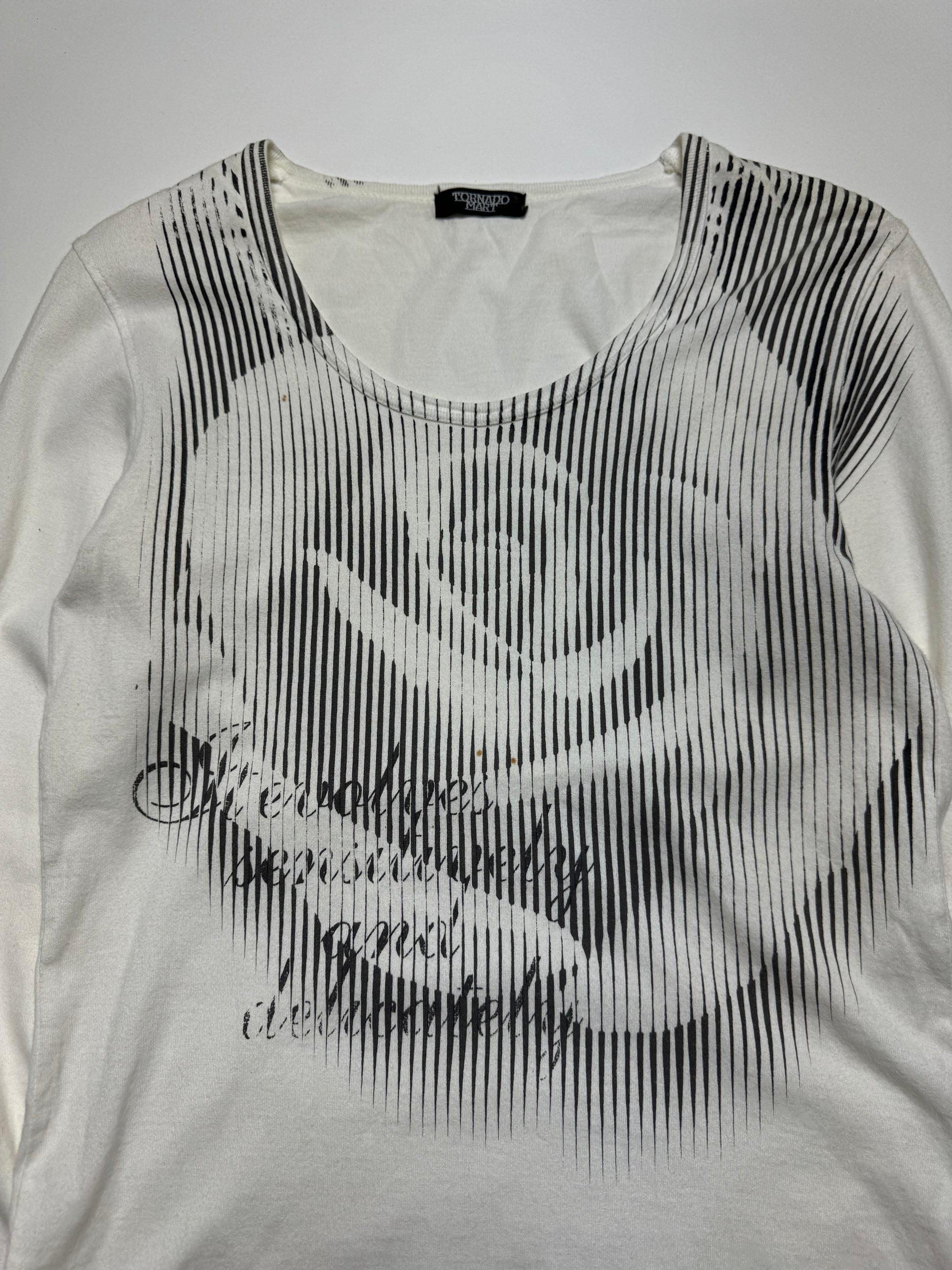 Tornado Mart Floral White Long Sleeve