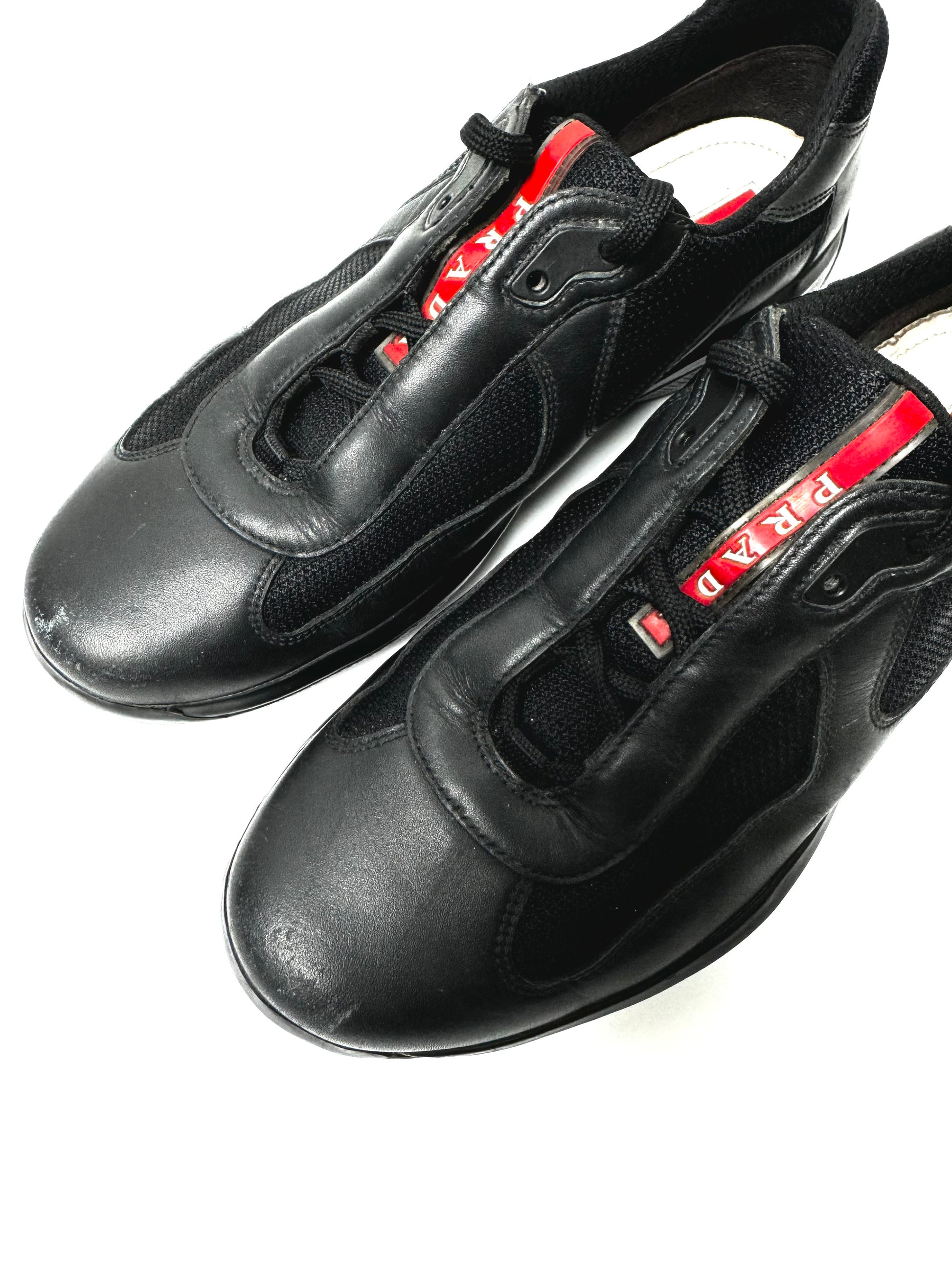 Prada Black Amercia’s Cup Shoes