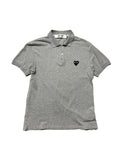 Comme des Garçons Play Grey Polo Shirt