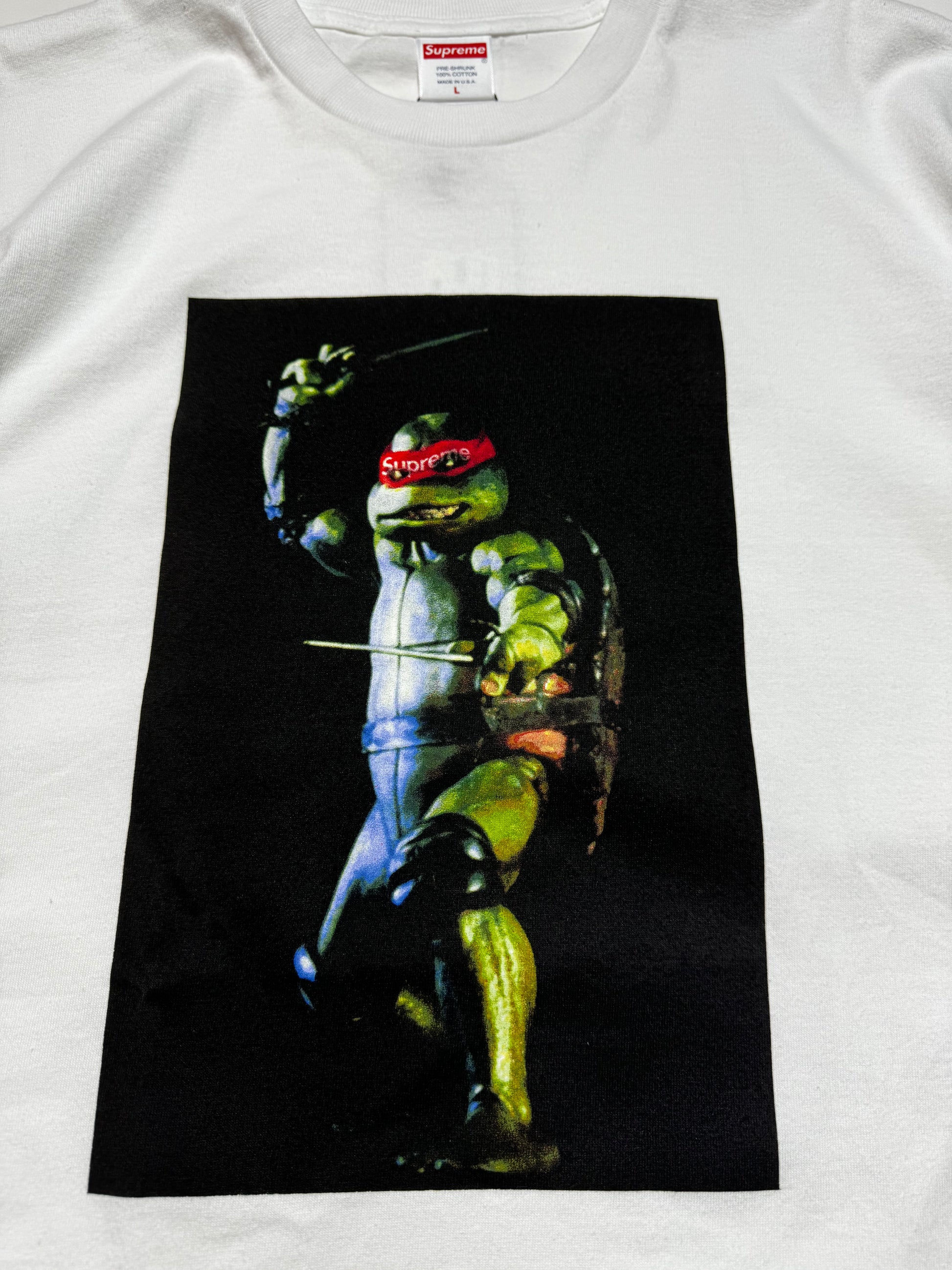 Supreme Rafael Ninja Turtle  White  Tee