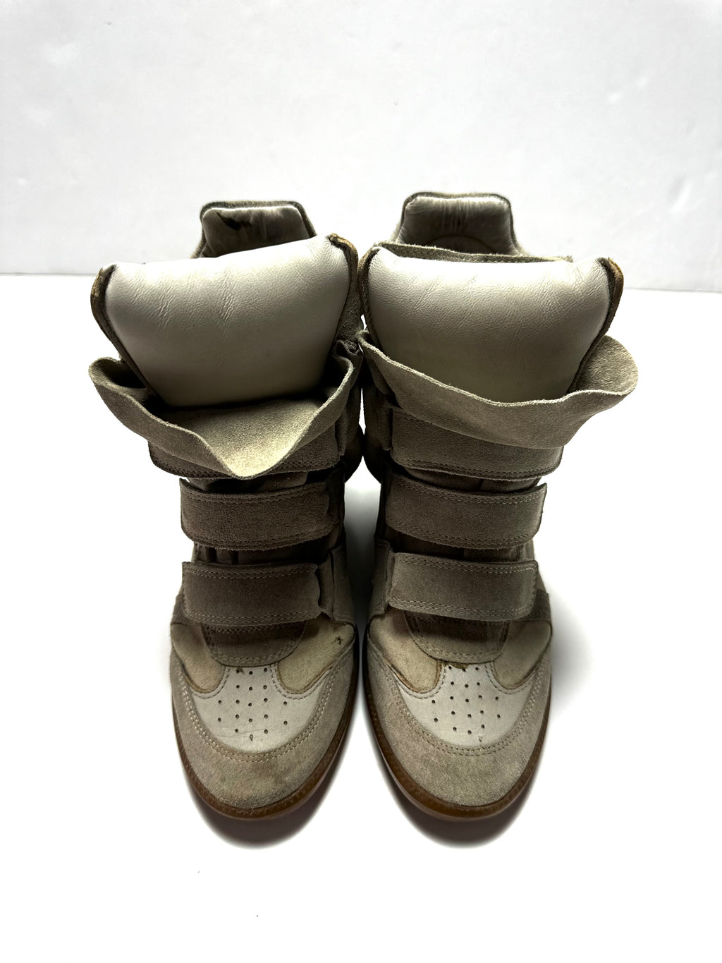 Isabel Marant Bekett Wedge Grey Suede Sneaker