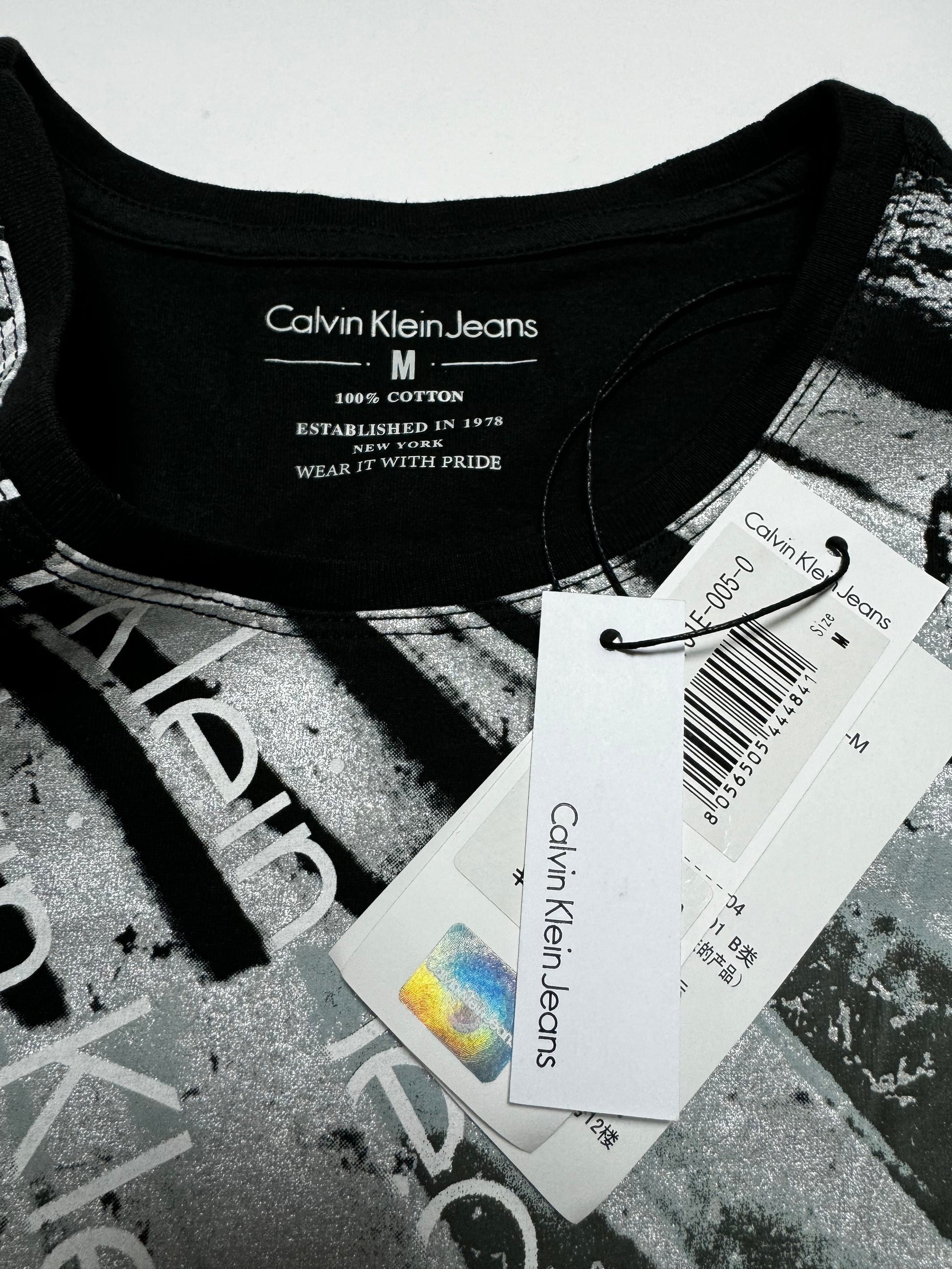Calvin Klein Jeans Graphic Black Tee
