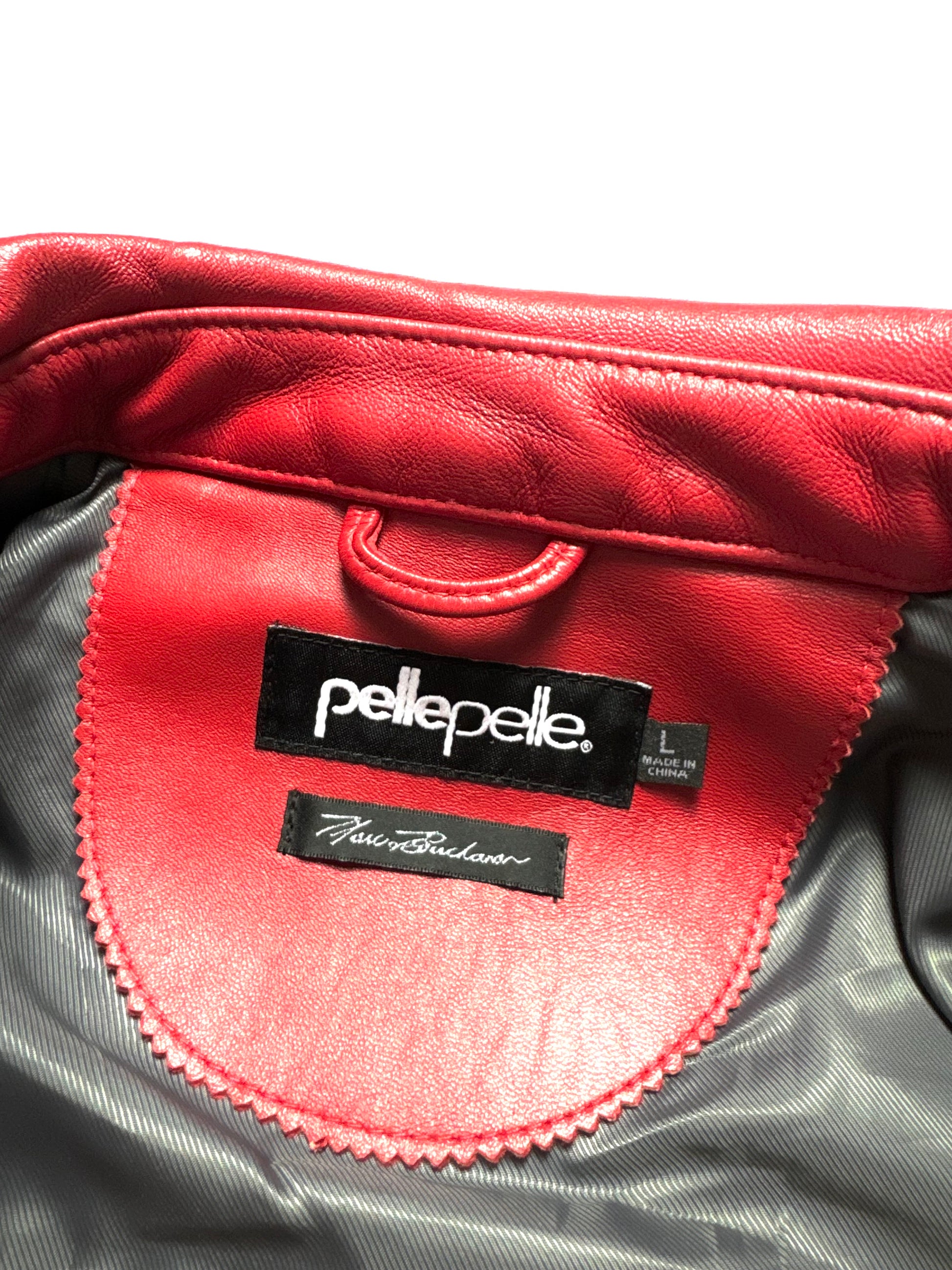 Pelle Pelle Red Leather 45th Anniversary Jacket
