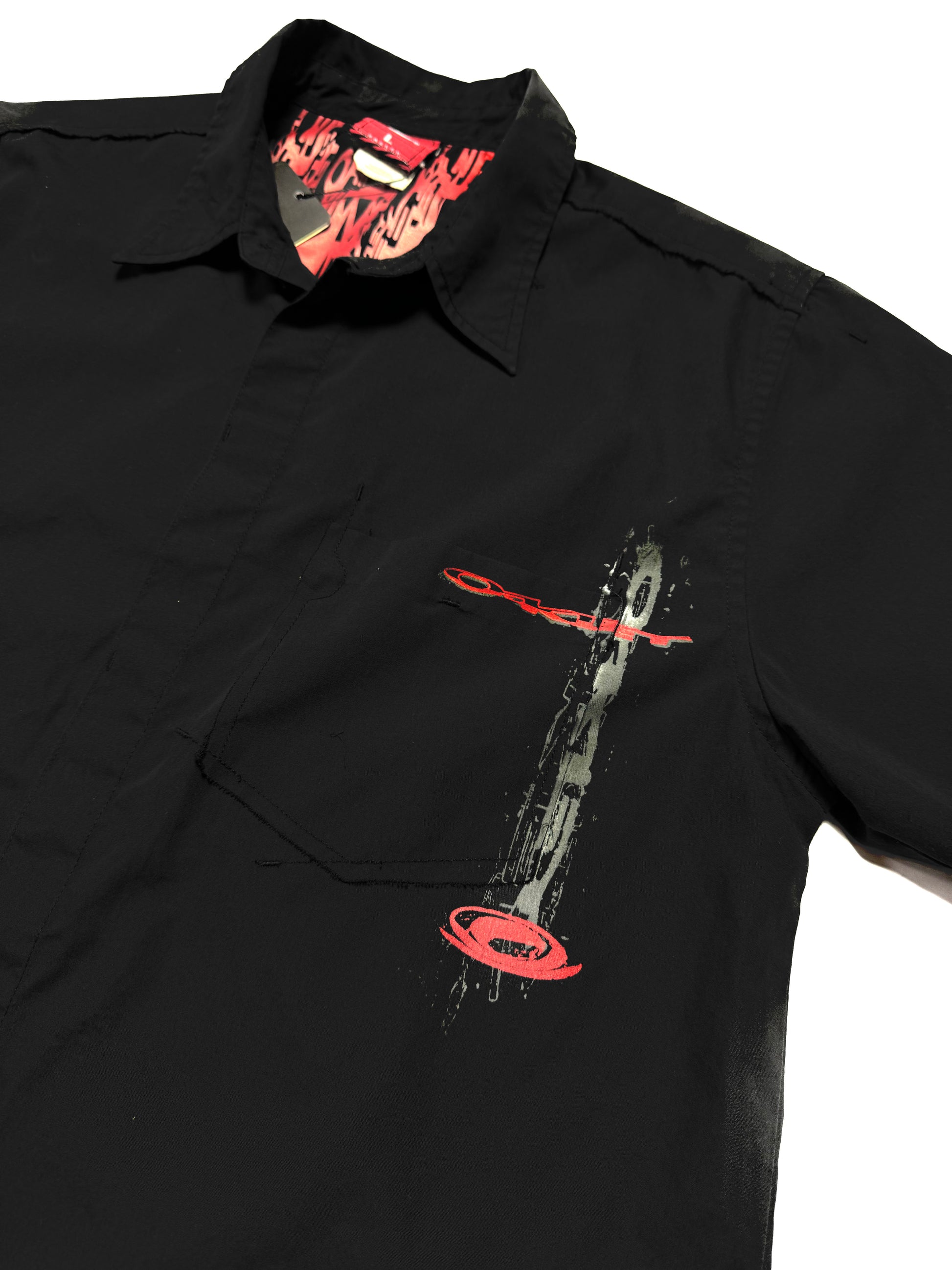 Oakley 2000s Skull Black Shirt