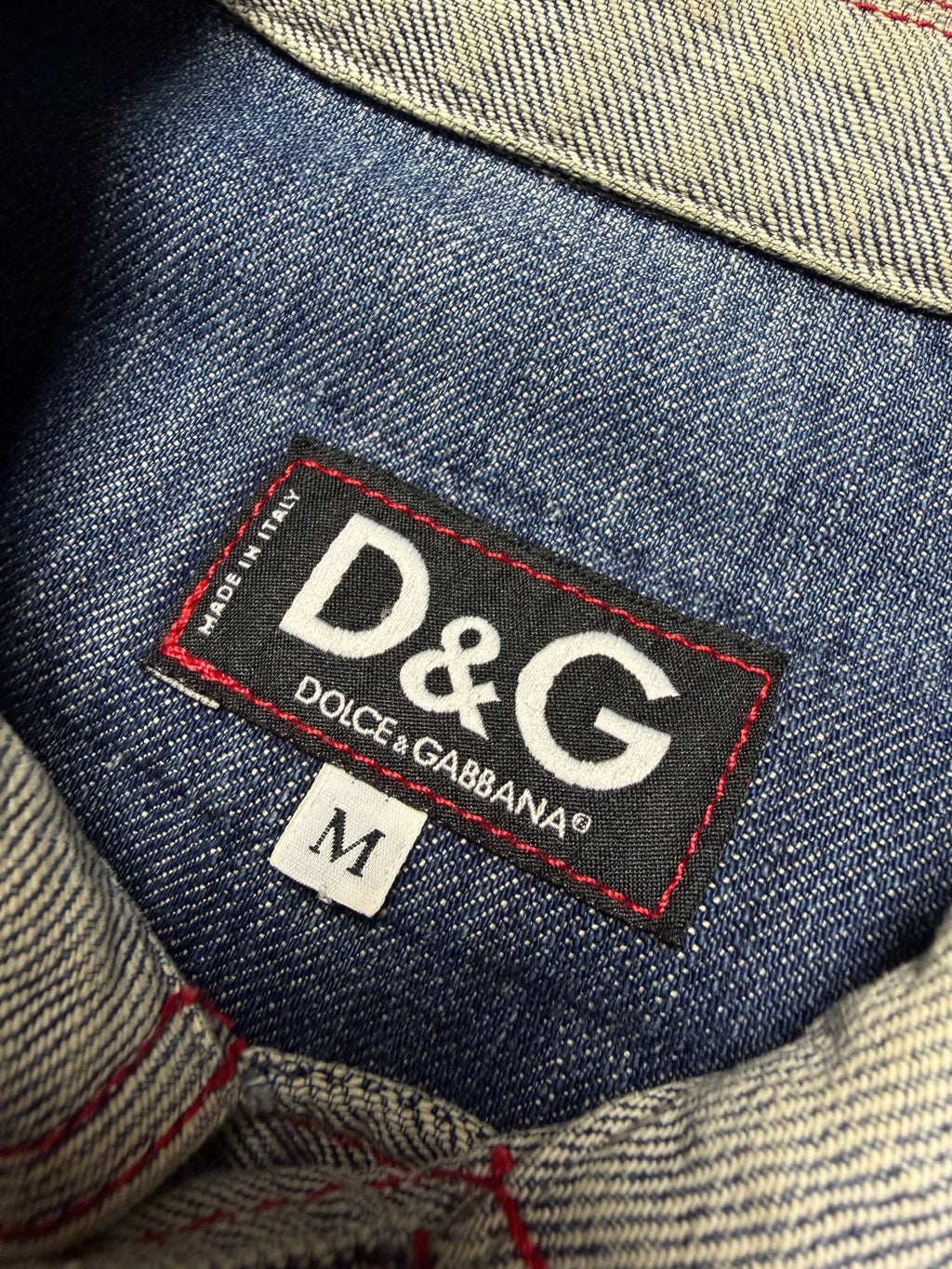 D&G Two Tone Washed Denim Jacket