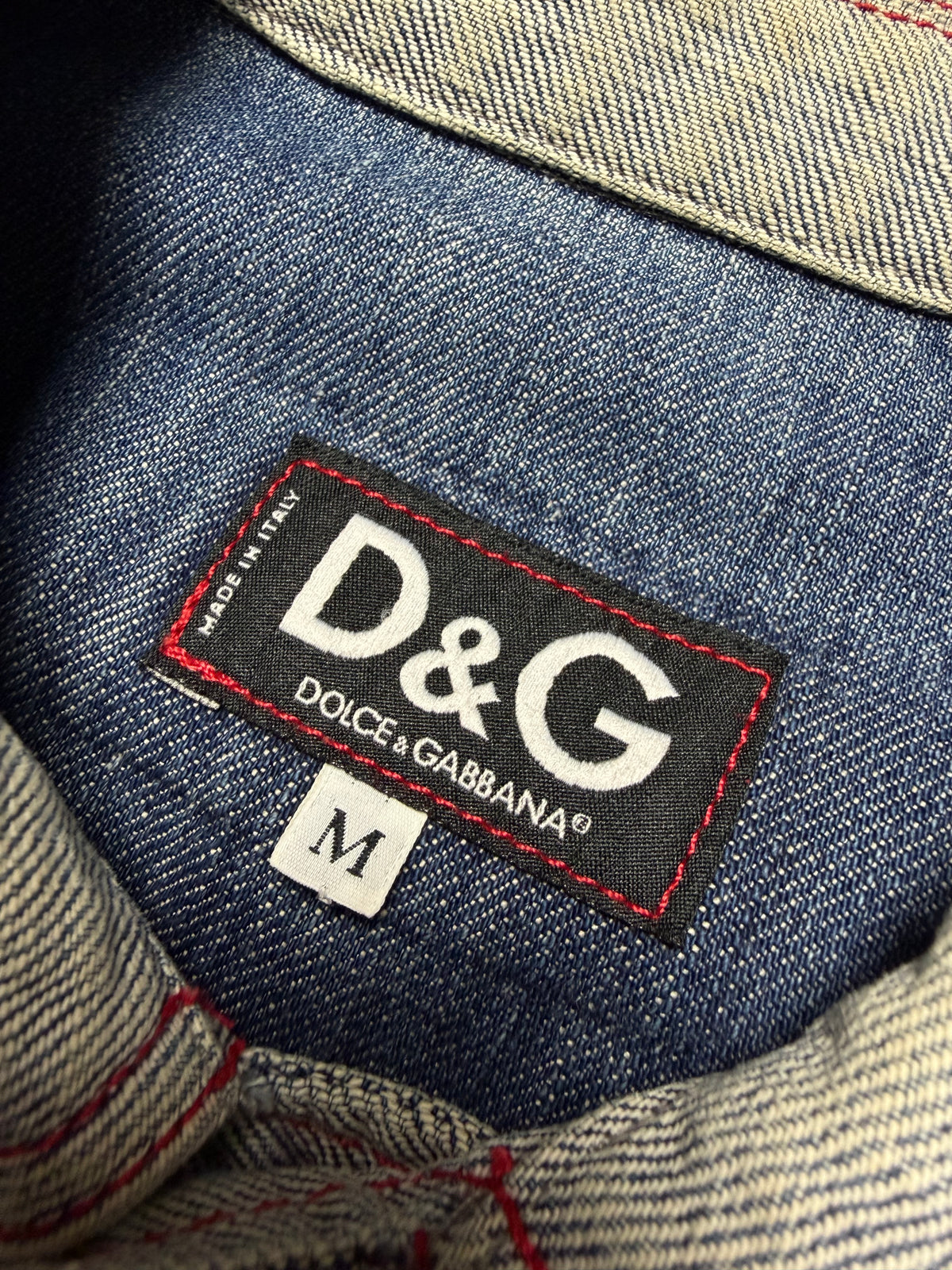 D&G Two Tone Washed Denim Jacket